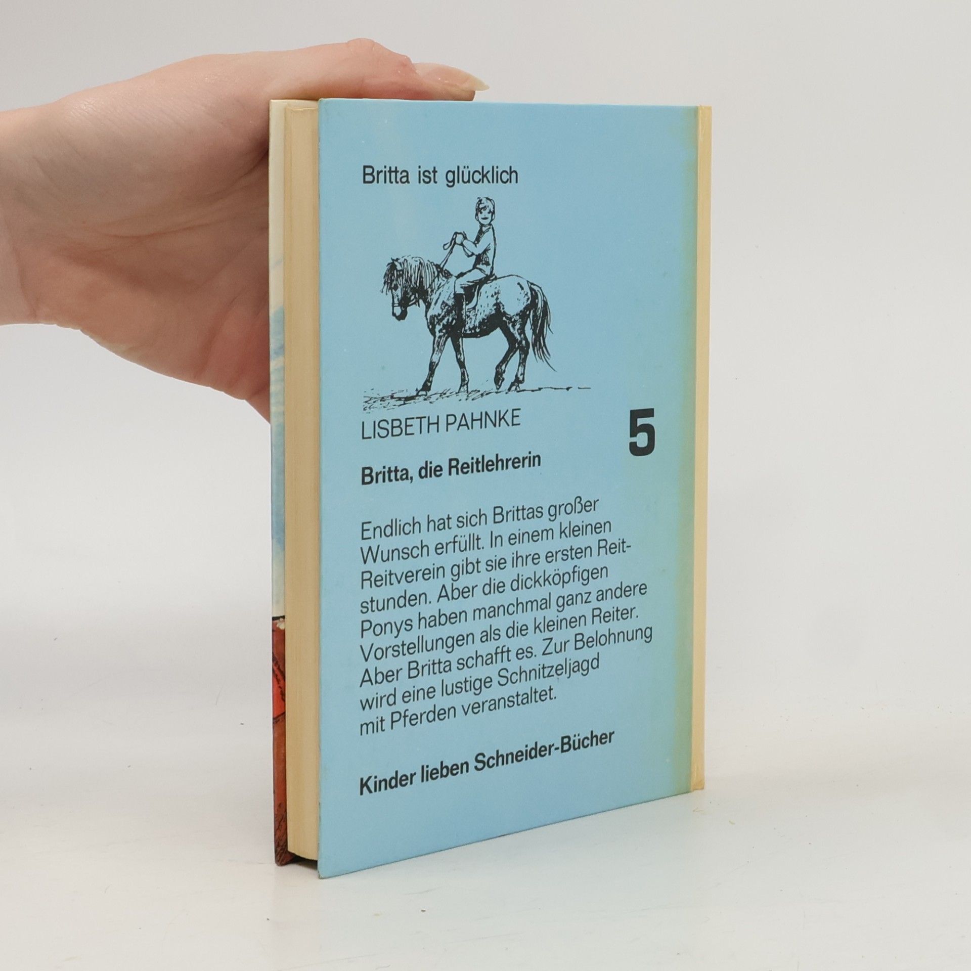 Lisbeth Pahnke Britta, die Reitlehrerin