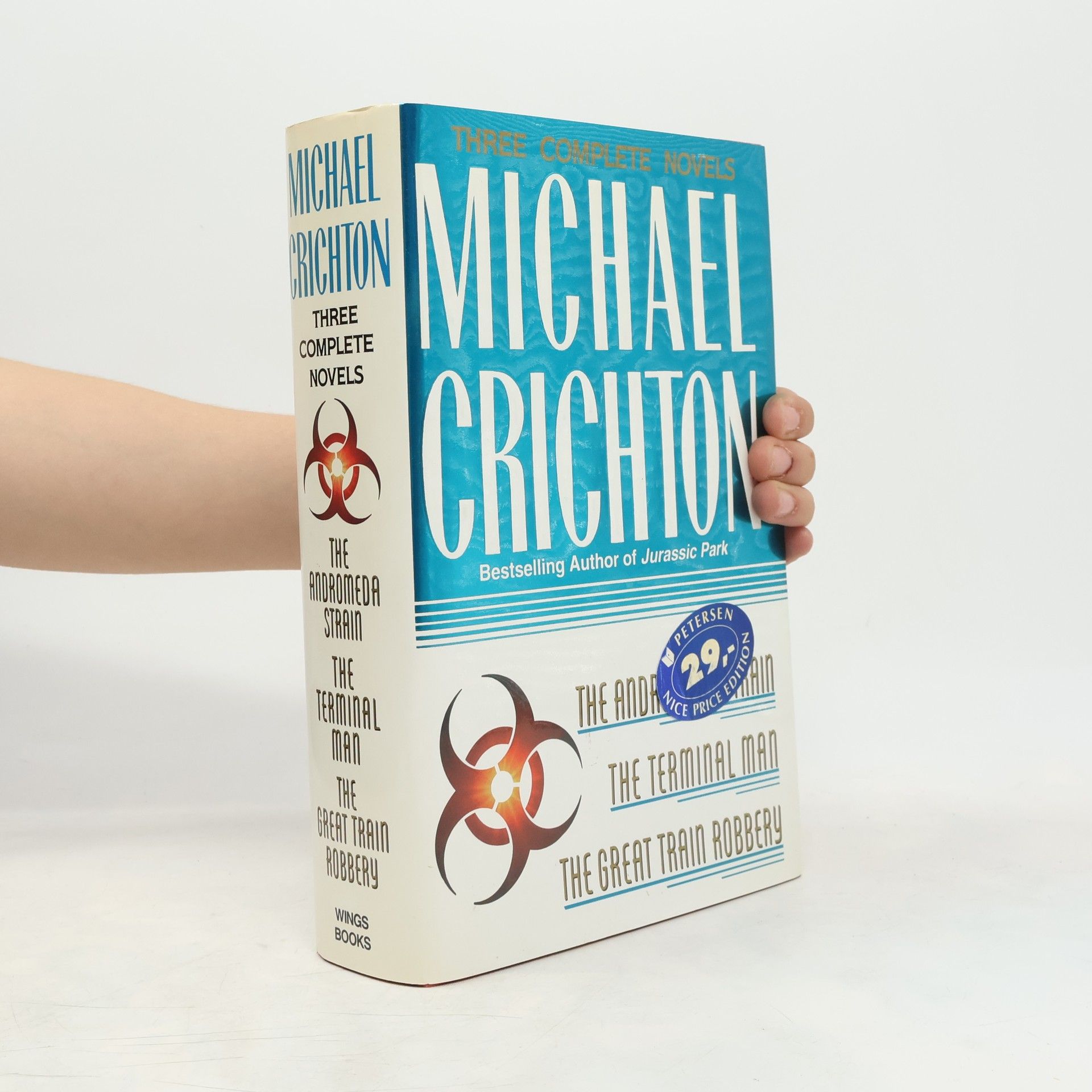 Michael Crichton Three Complete Novels