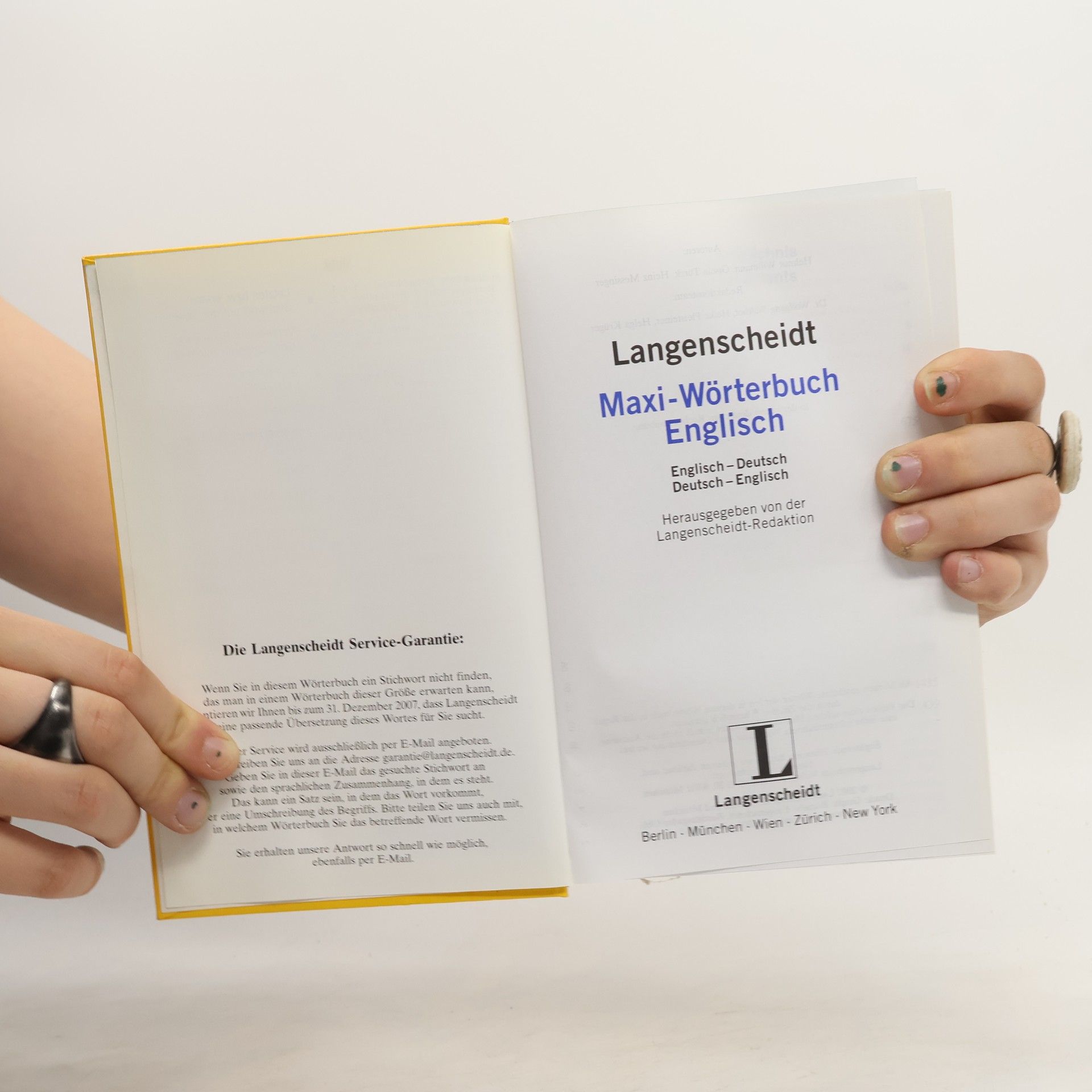 Langenscheidt Maxi Wörterbuch Englisch