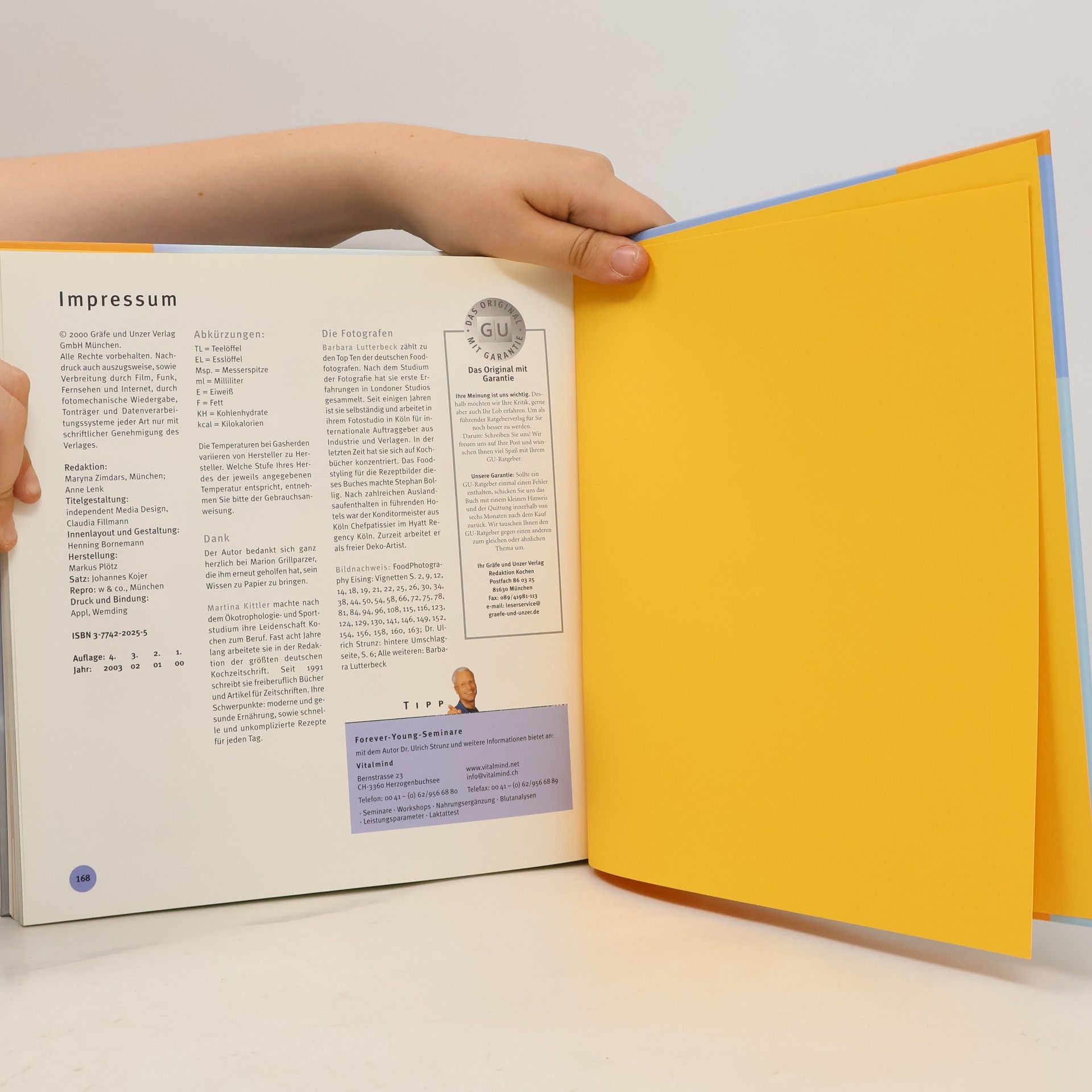 Ulrich Strunz Das Glücks-Kochbuch. Forever Young