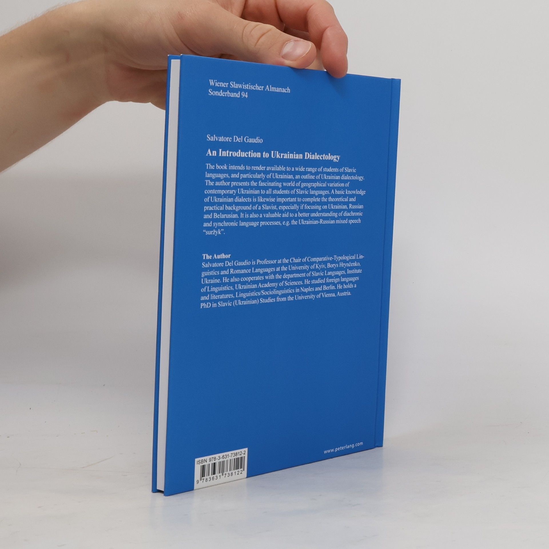 Salvatore Del Gaudio Wiener Slawistischer Almanach - 94: An Introduction to Ukrainian Dialectology