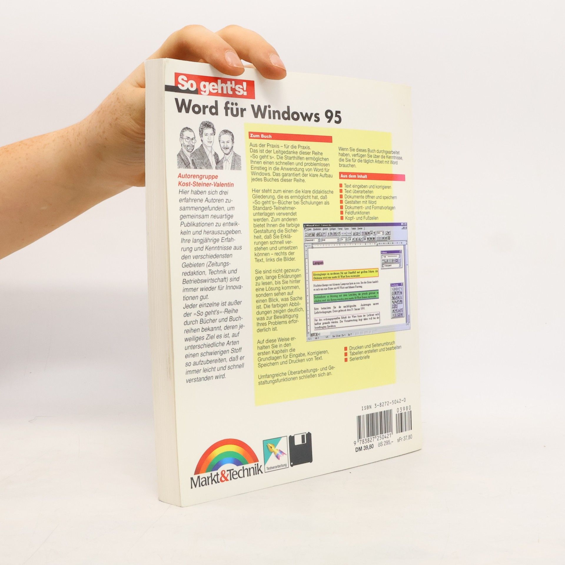 Rudi Kost So geht's!: Word für Windows 95