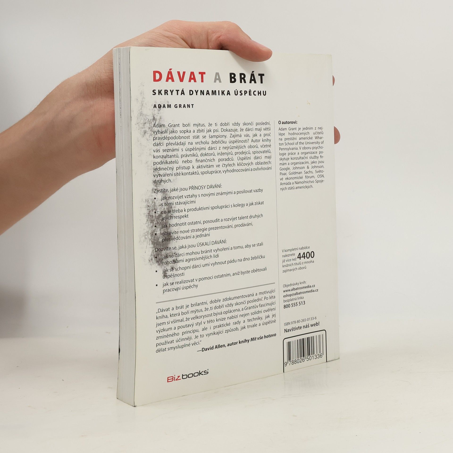 Adam M Grant Dávat a brát