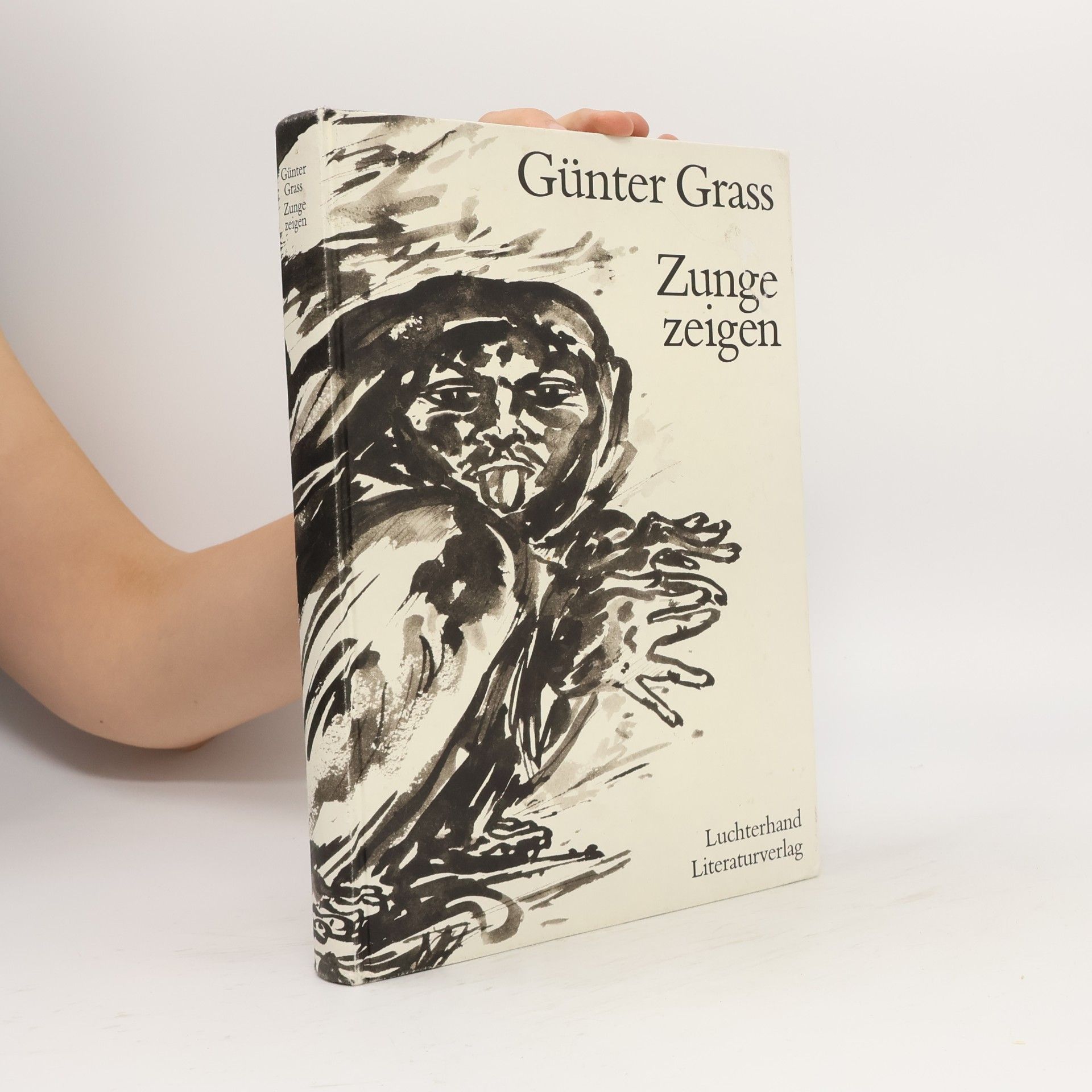 Günter Grass Zunge zeigen
