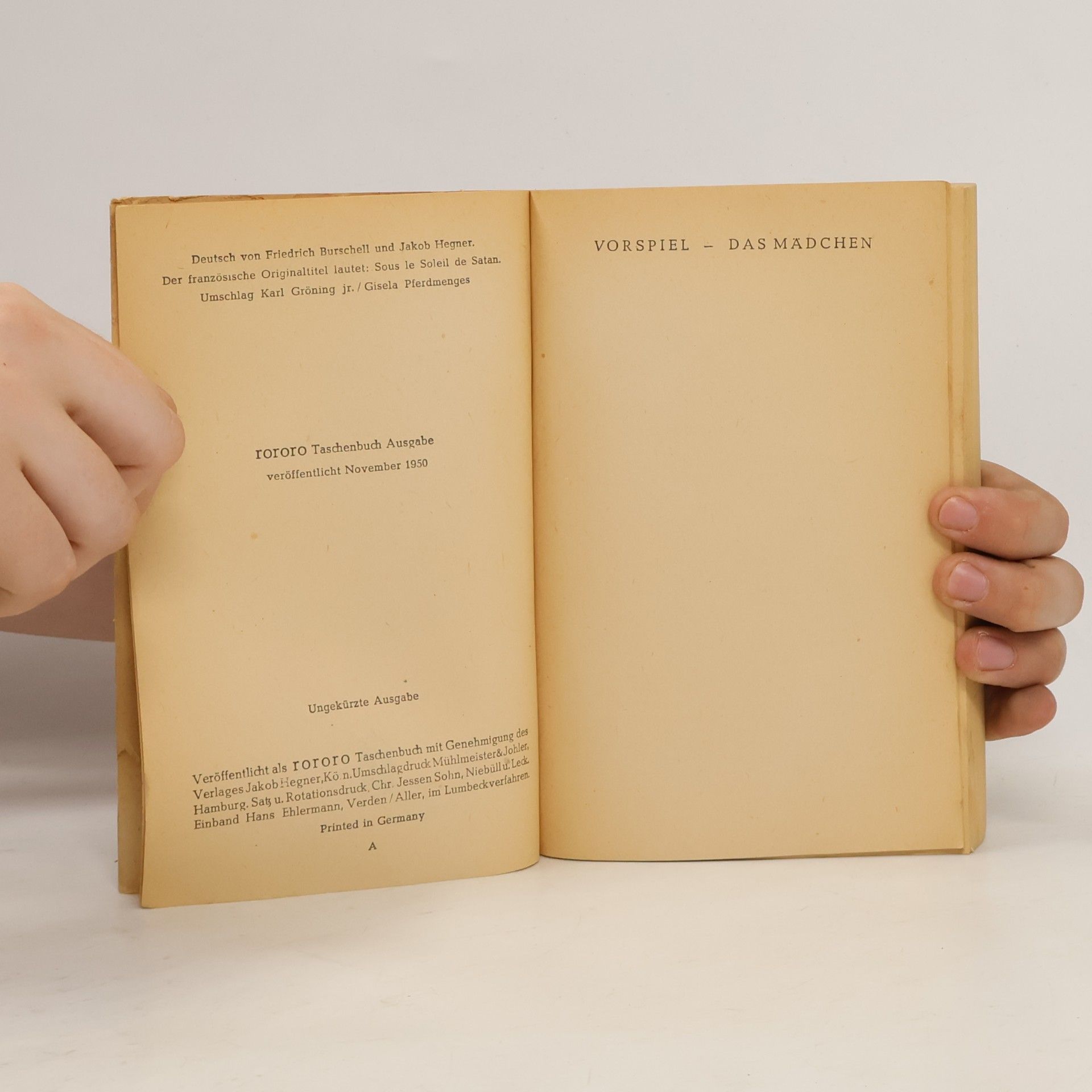 Georges Bernanos Die Sonne Satans