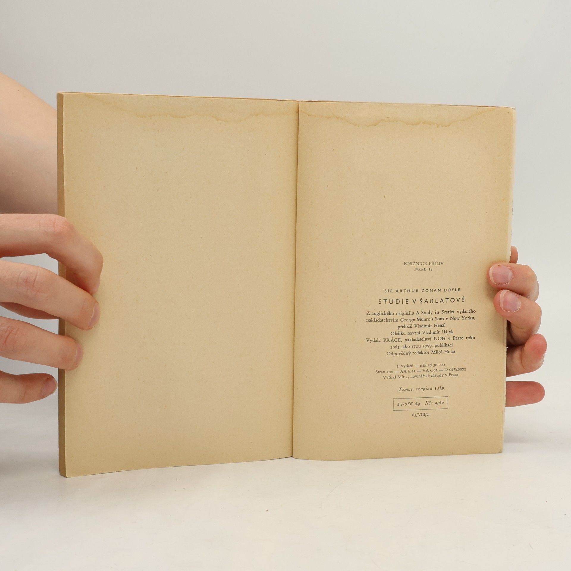 Arthur Conan Doyle Studie v šarlatové