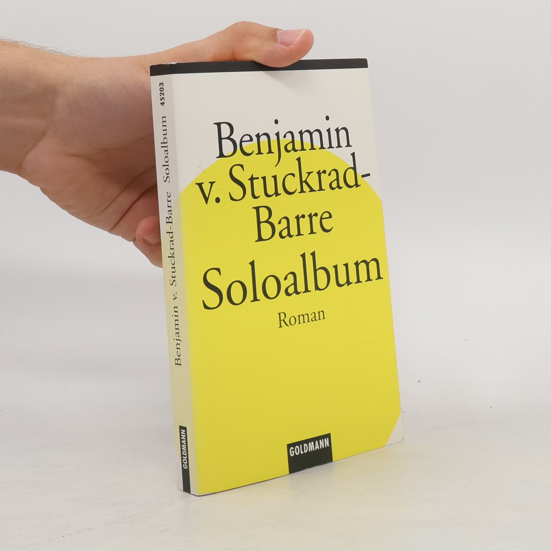 Benjamin v. Stuckrad-Barre Soloalbum