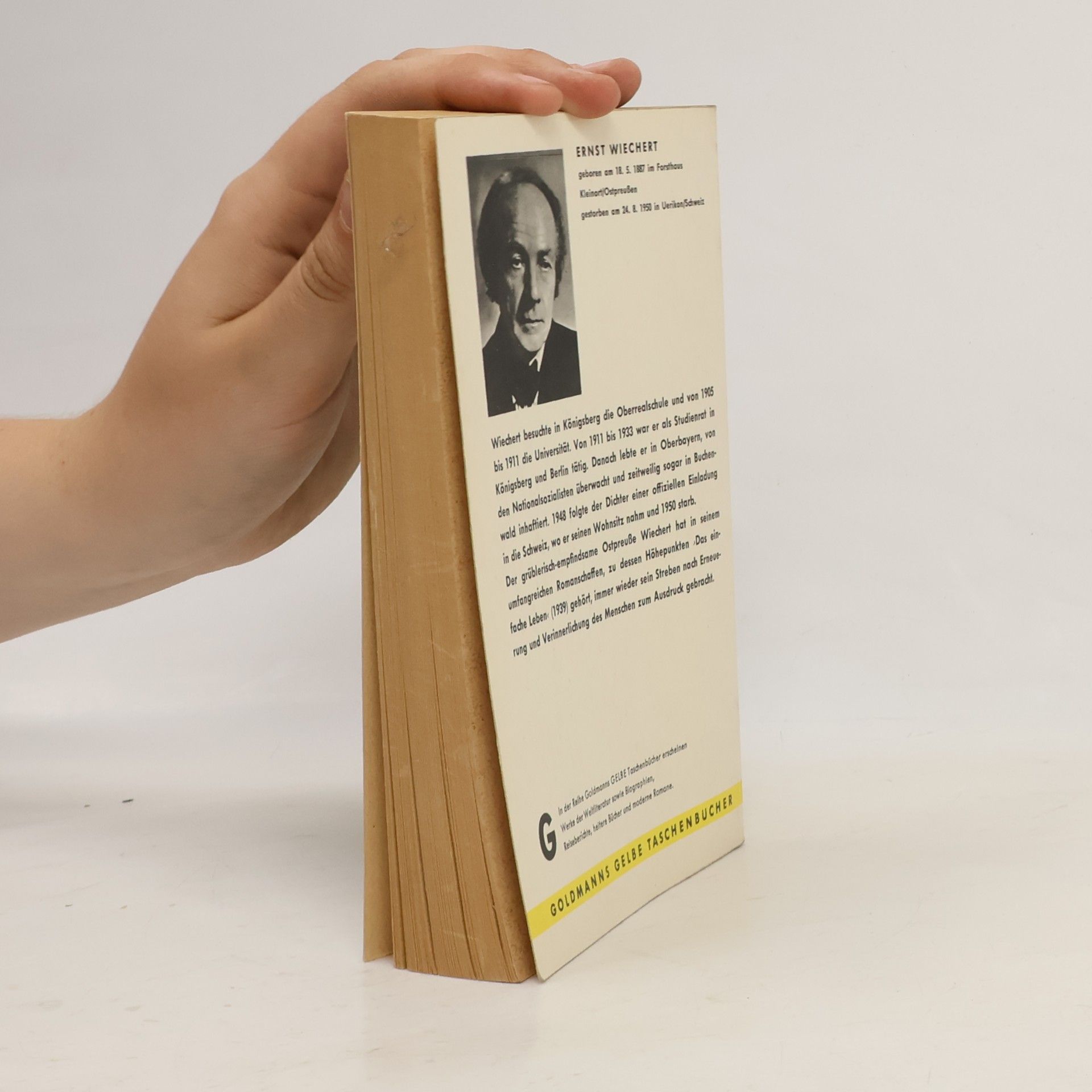 Ernst Wichert Das einfache Leben