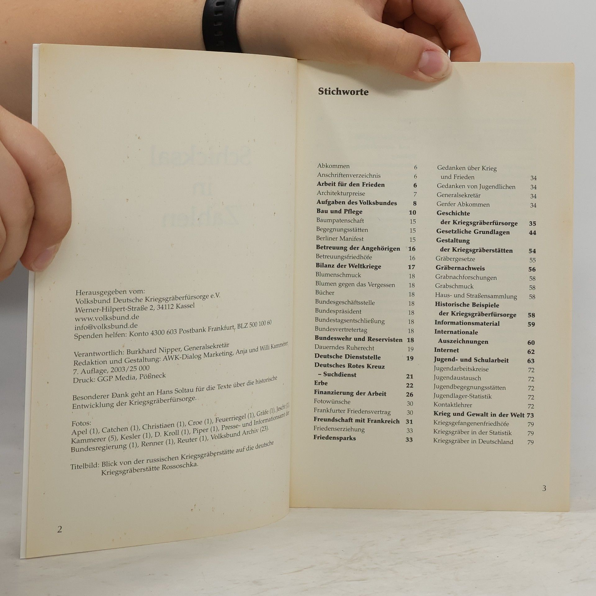 Various authors Schicksal in Zahlen
