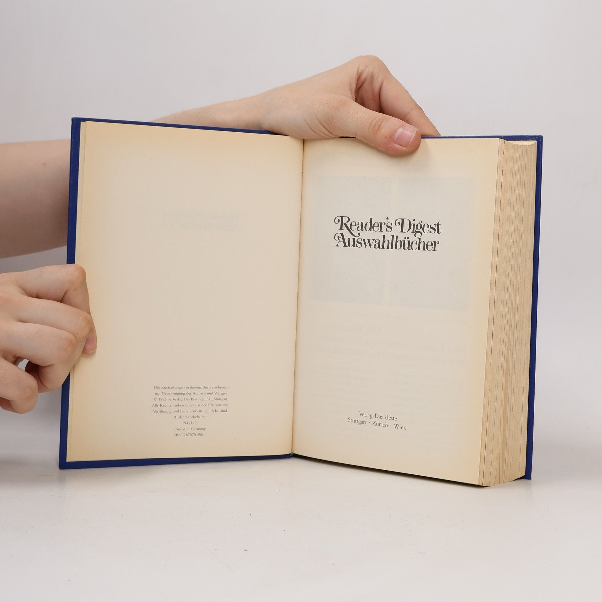 Collectif d'auteurs Reader's Digest Auswahlbücher