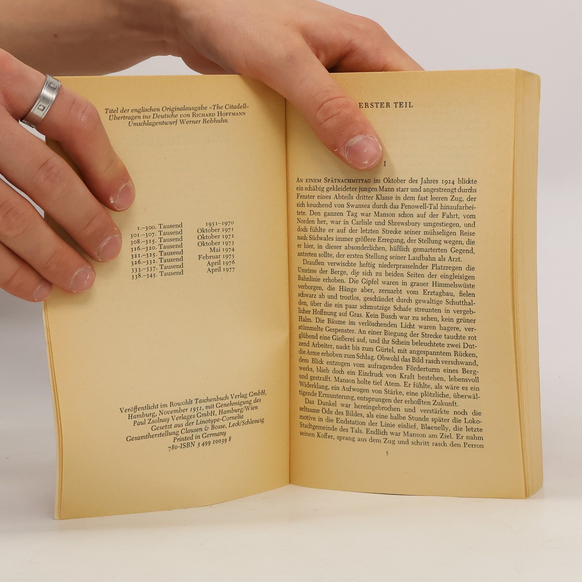 A. J. Cronin Die Zitadelle