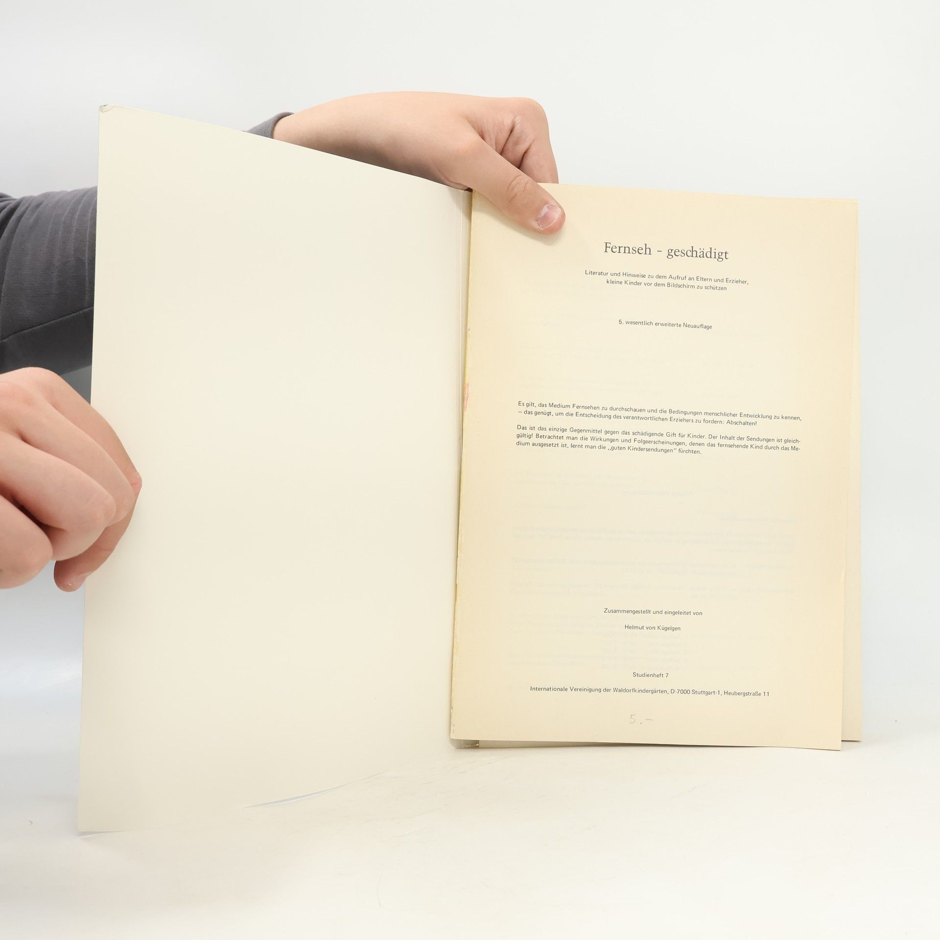Helmut von Kügelgen Fernsch. Geschädigt