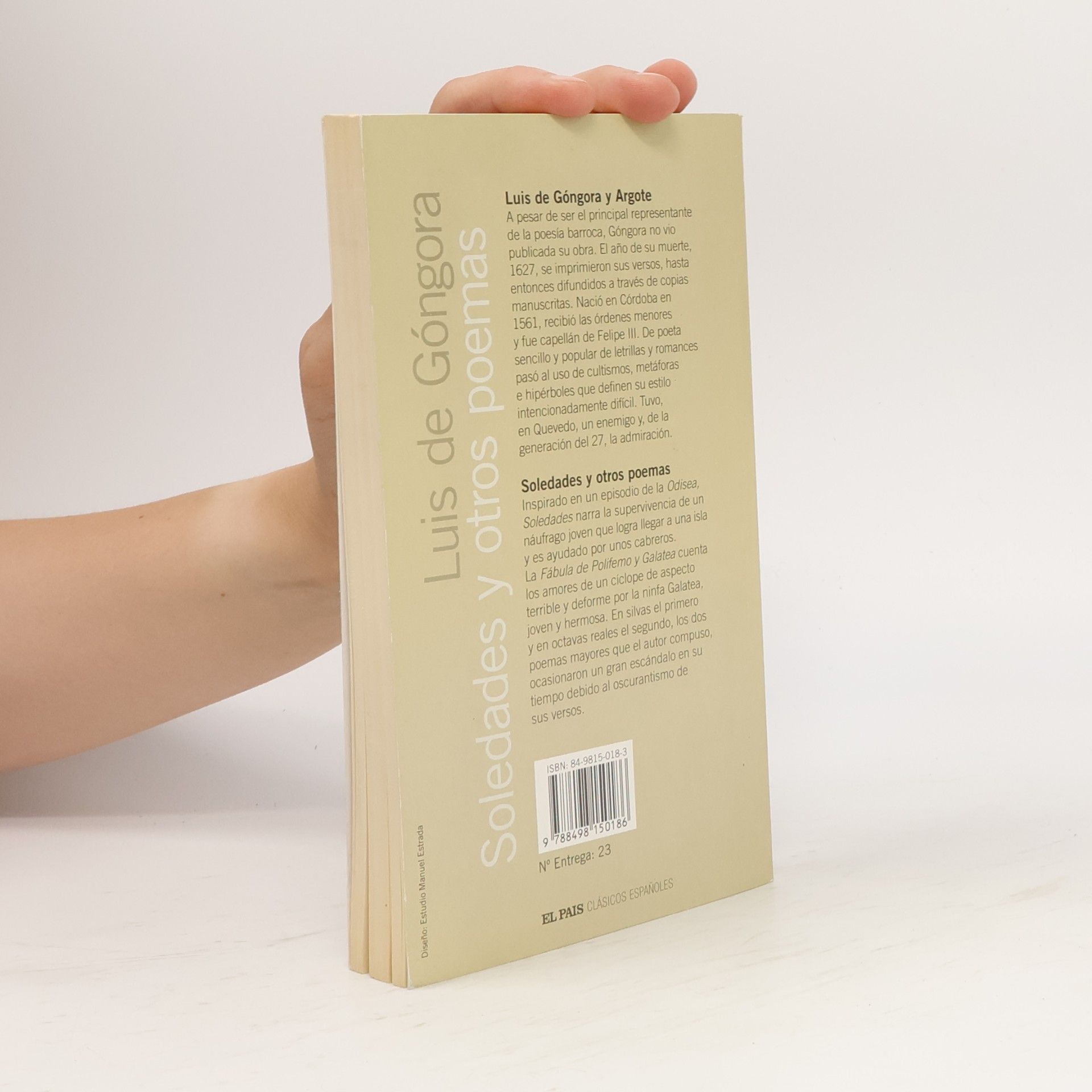 Luis de Góngora Clásicos Españoles - 11: Soledades y otros poemas