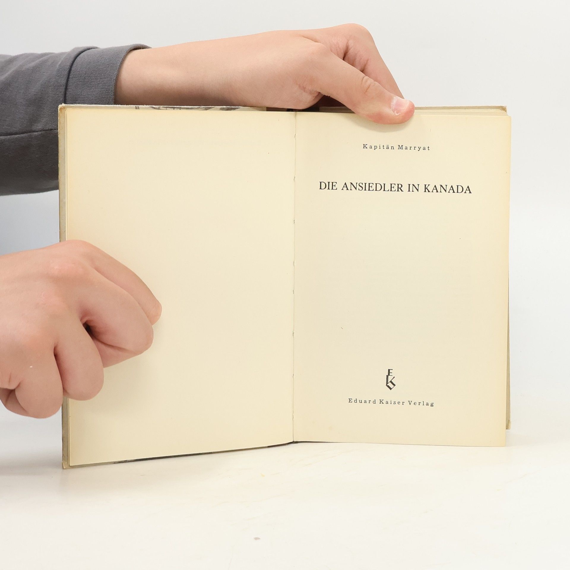 Kapitän Frederick Marryat Die Ansiedler in Kanada
