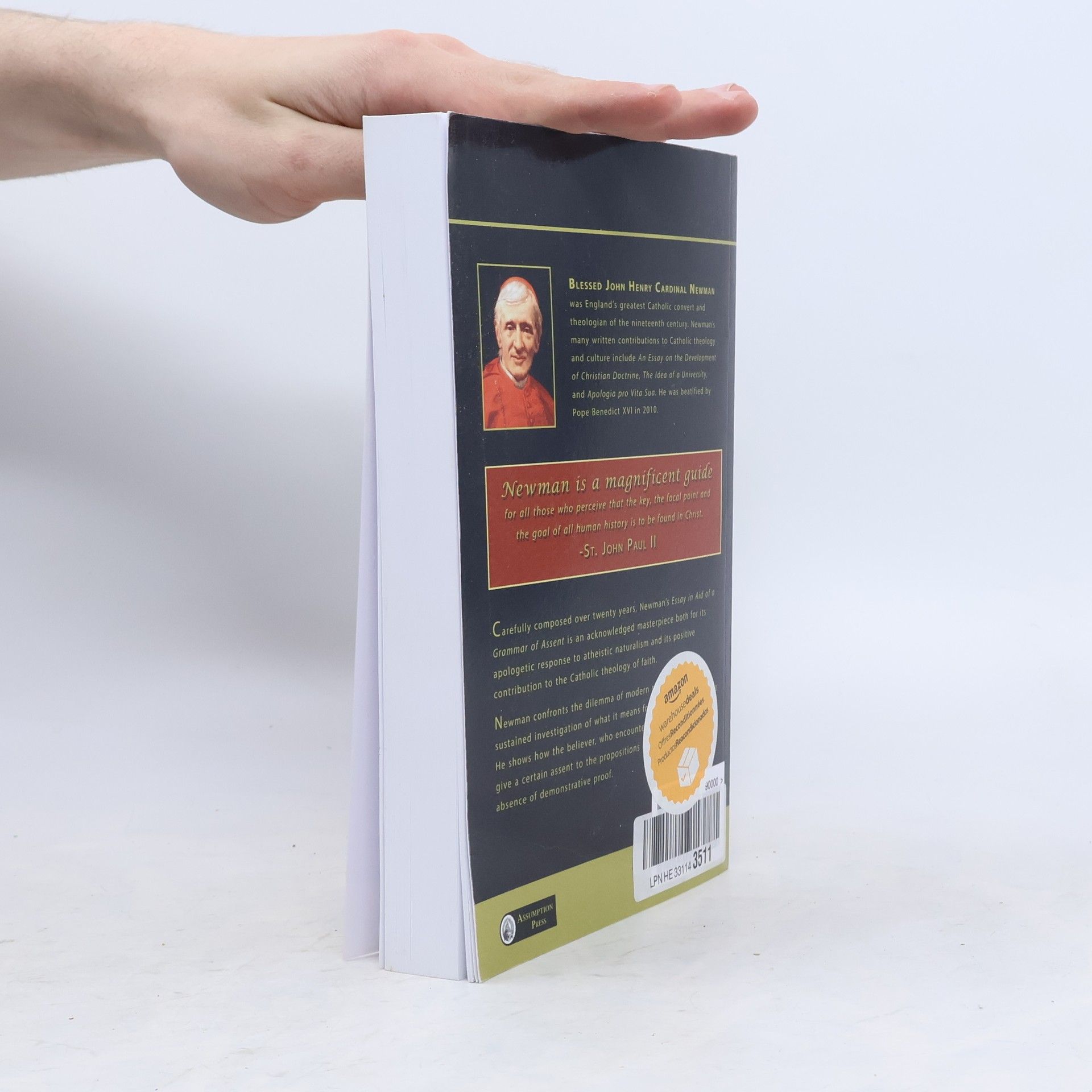 John Henry Newman An Essay In Aid Of A Grammar Of Assent