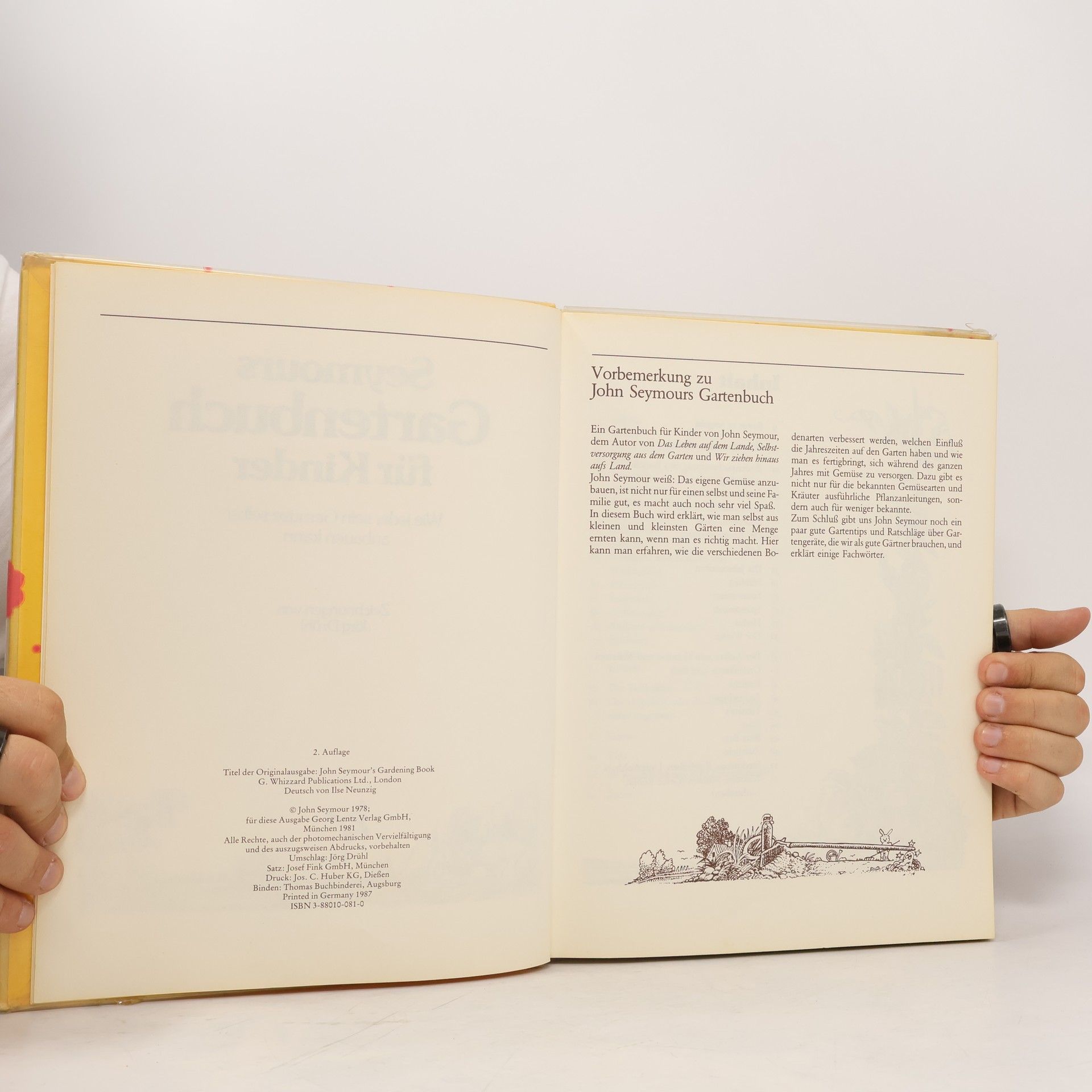 Jörg Drühl Seymours Gartenbuch für Kinder