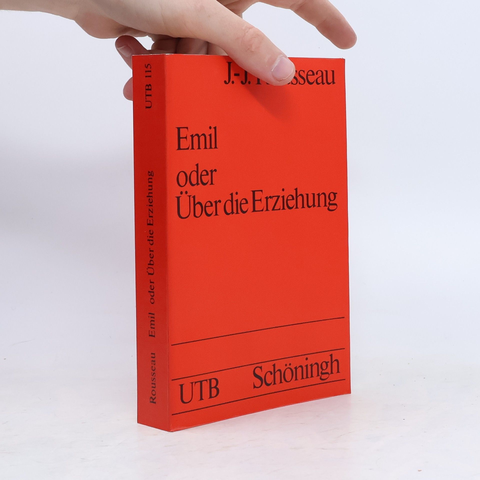 Jean-Jacques Rousseau Emil oder über die Erziehung