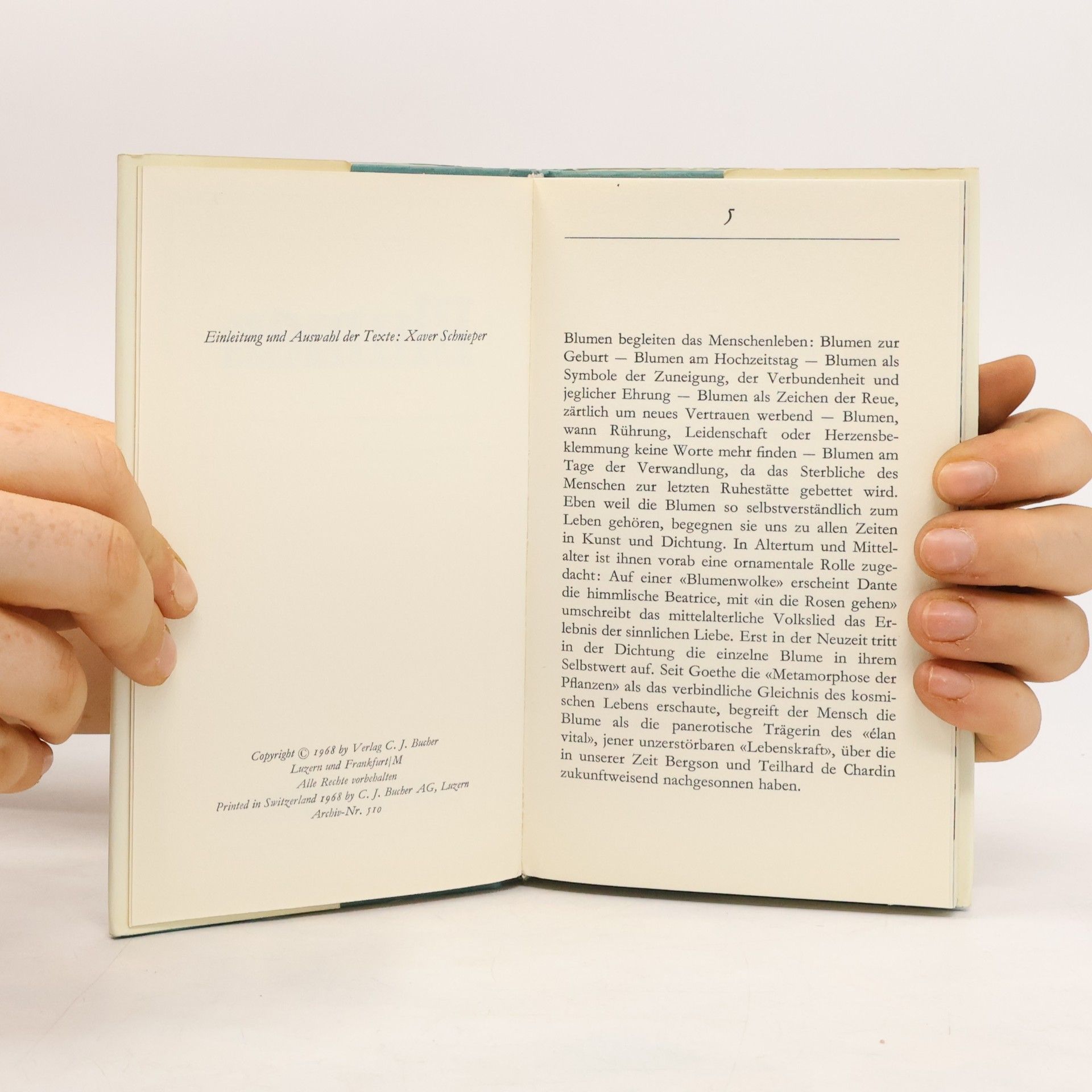 Autorenkollektiv Blumen In Dichtung und Farbaufnahmen