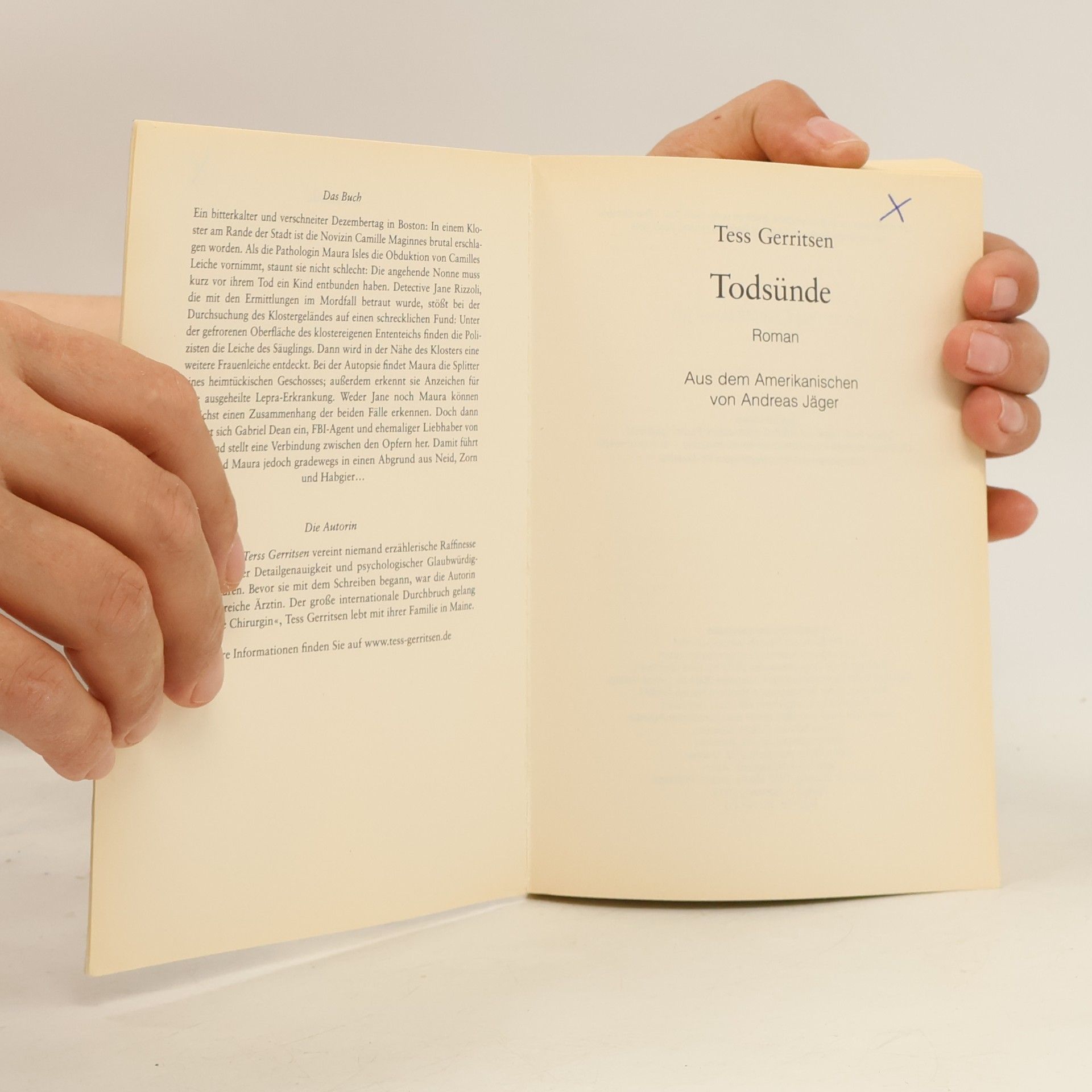 Tess Gerritsen Todsünde