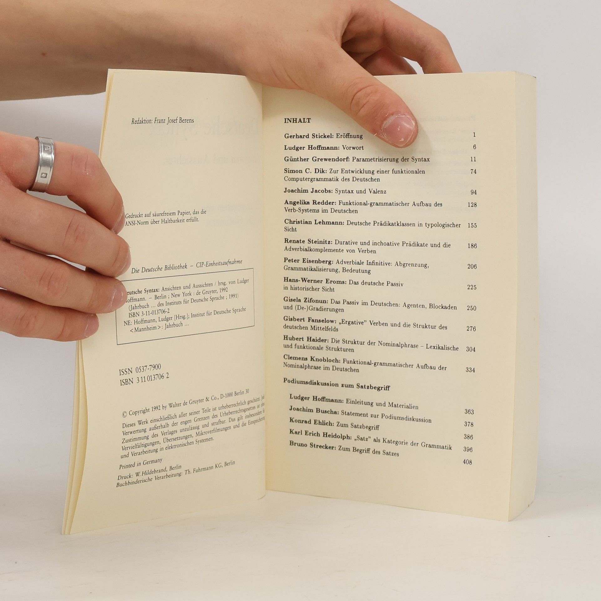 Autores varios Deutsche Syntax