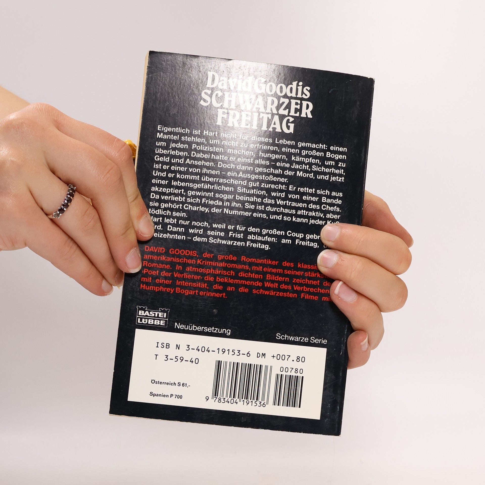 David Goodis Schwarze Serie: Schwarzer Freitag