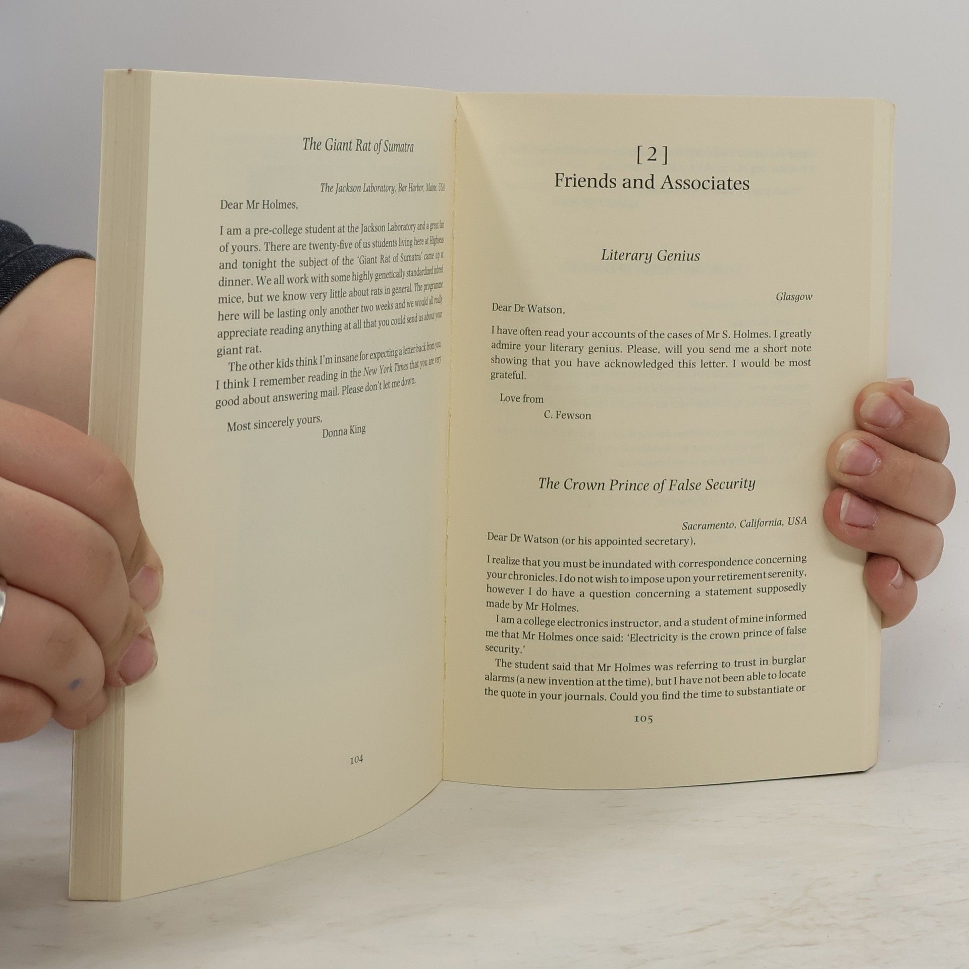 Richard Lancelyn Green Letters to Sherlock Holmes