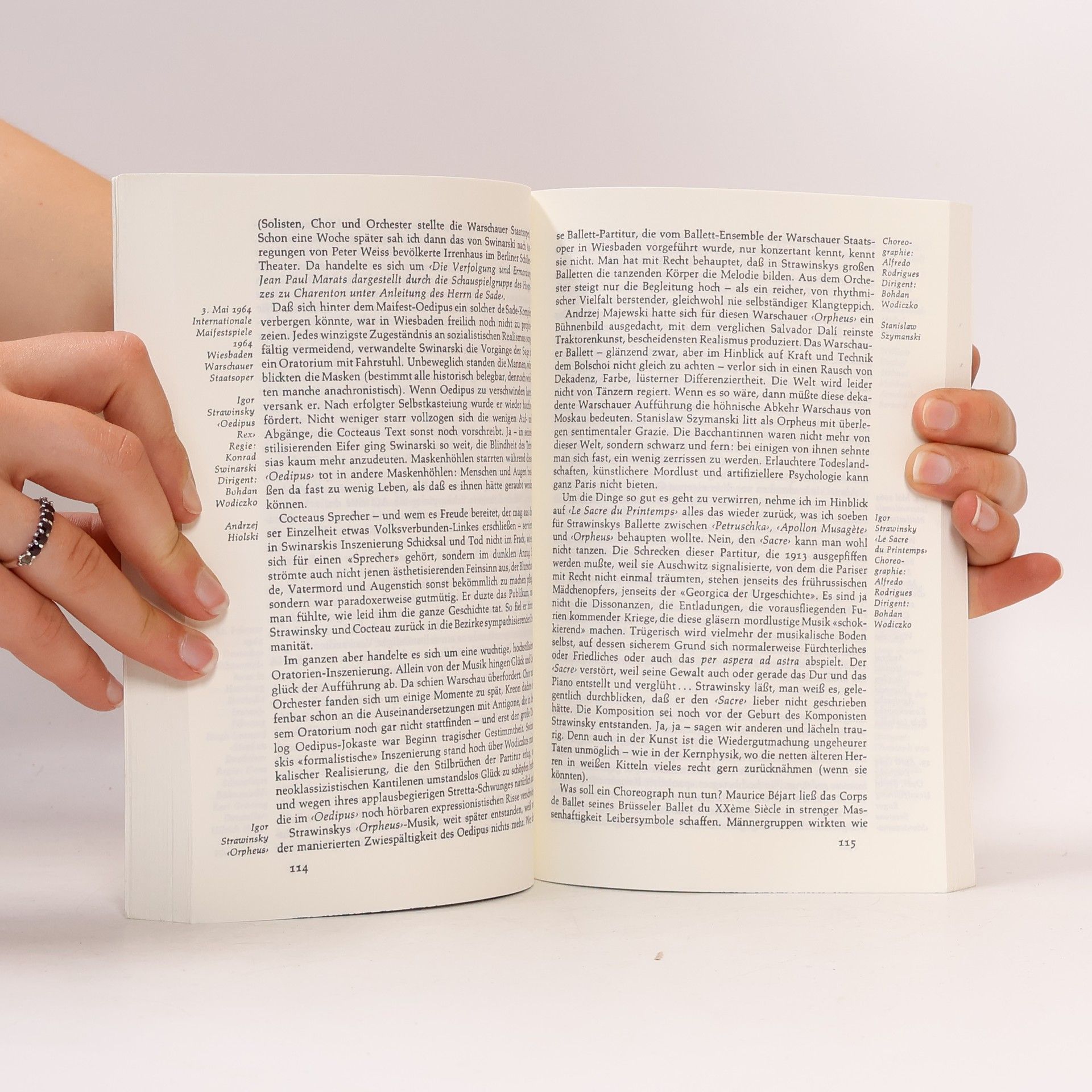 Joachim Kaiser Kleines Theatertagebuch