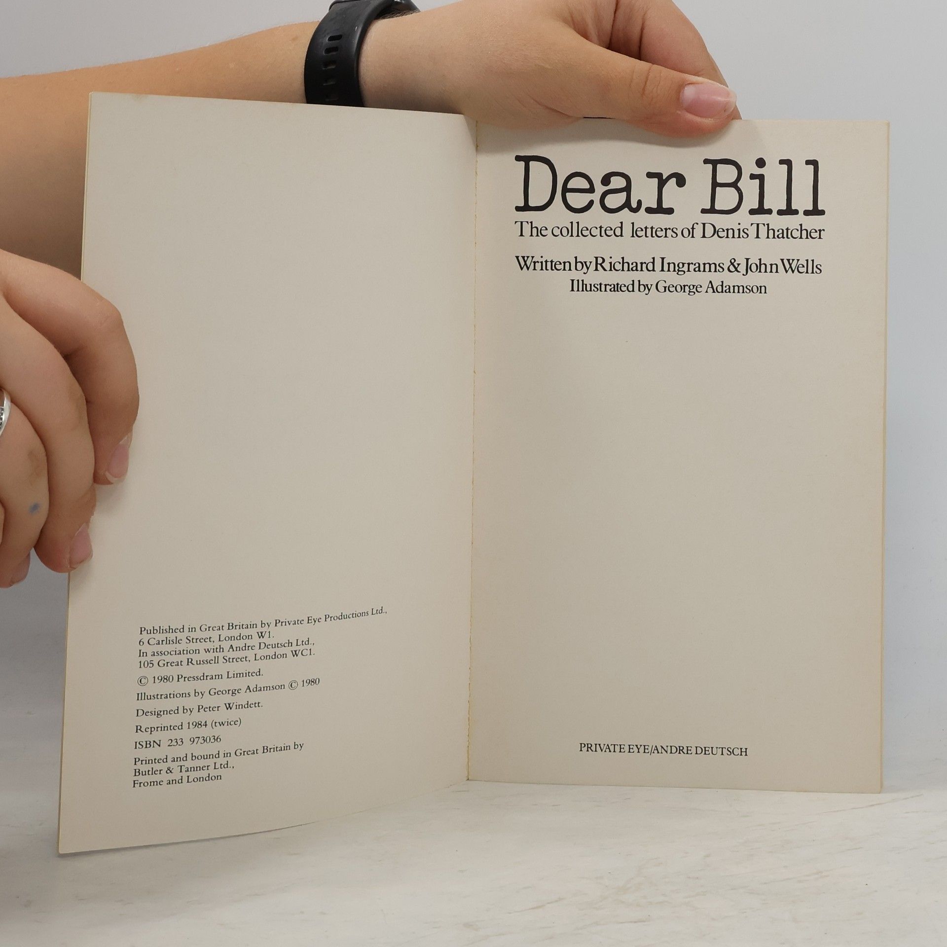 Denise Thatcher Dear Bill