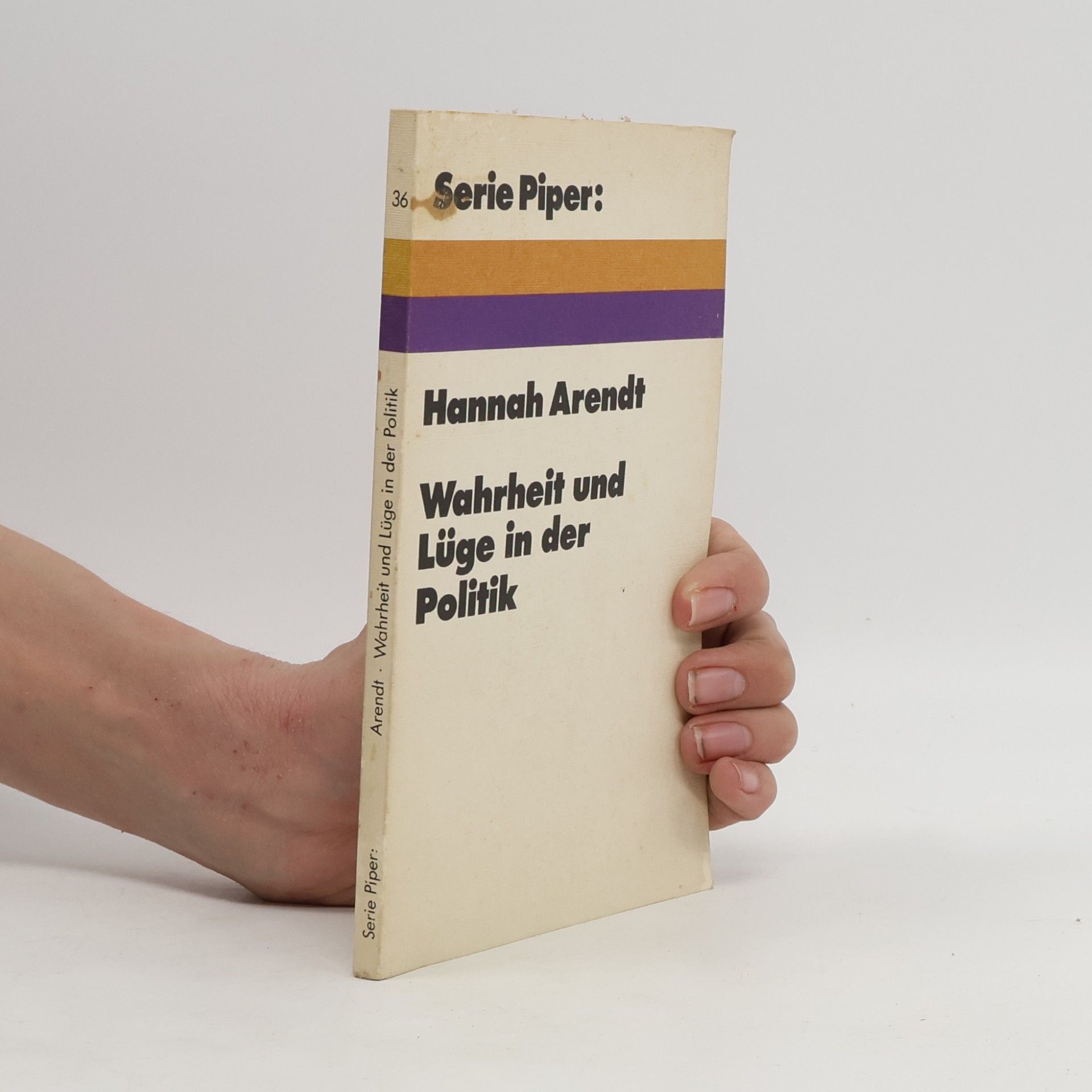 Hannah Arendt Wahrheit und Lüge in der Politik