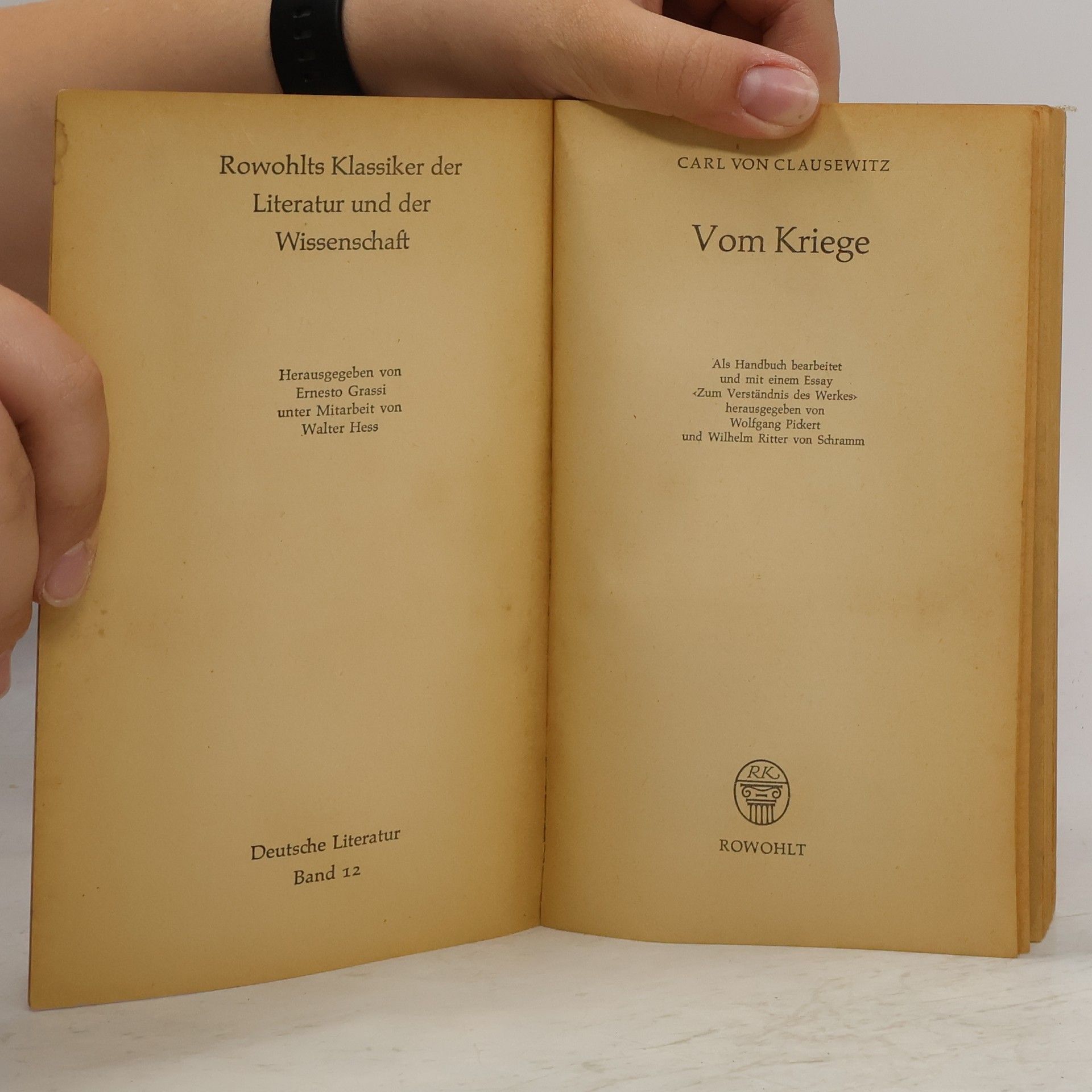 Carl von Clausewitz Vom Kriege