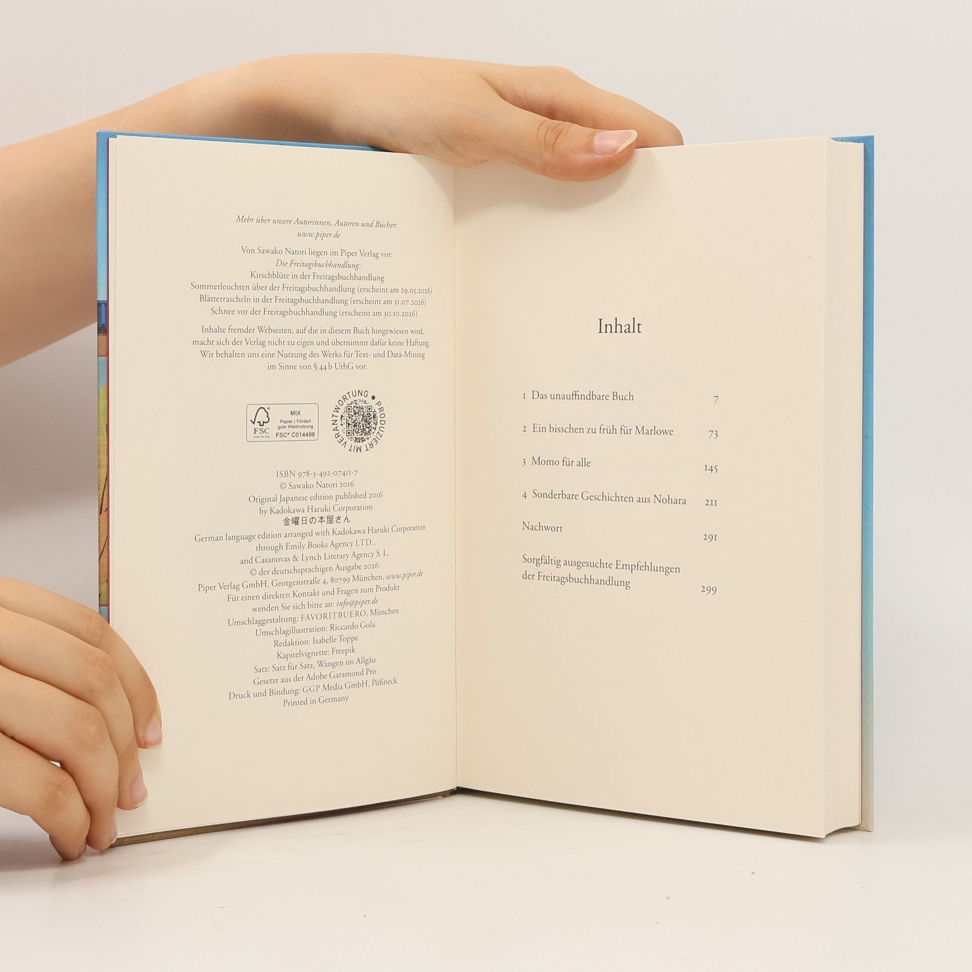 Sawako Natori Die Freitagsbuchhandlung - 1: Kirschblüte in der Freitagsbuchhandlung