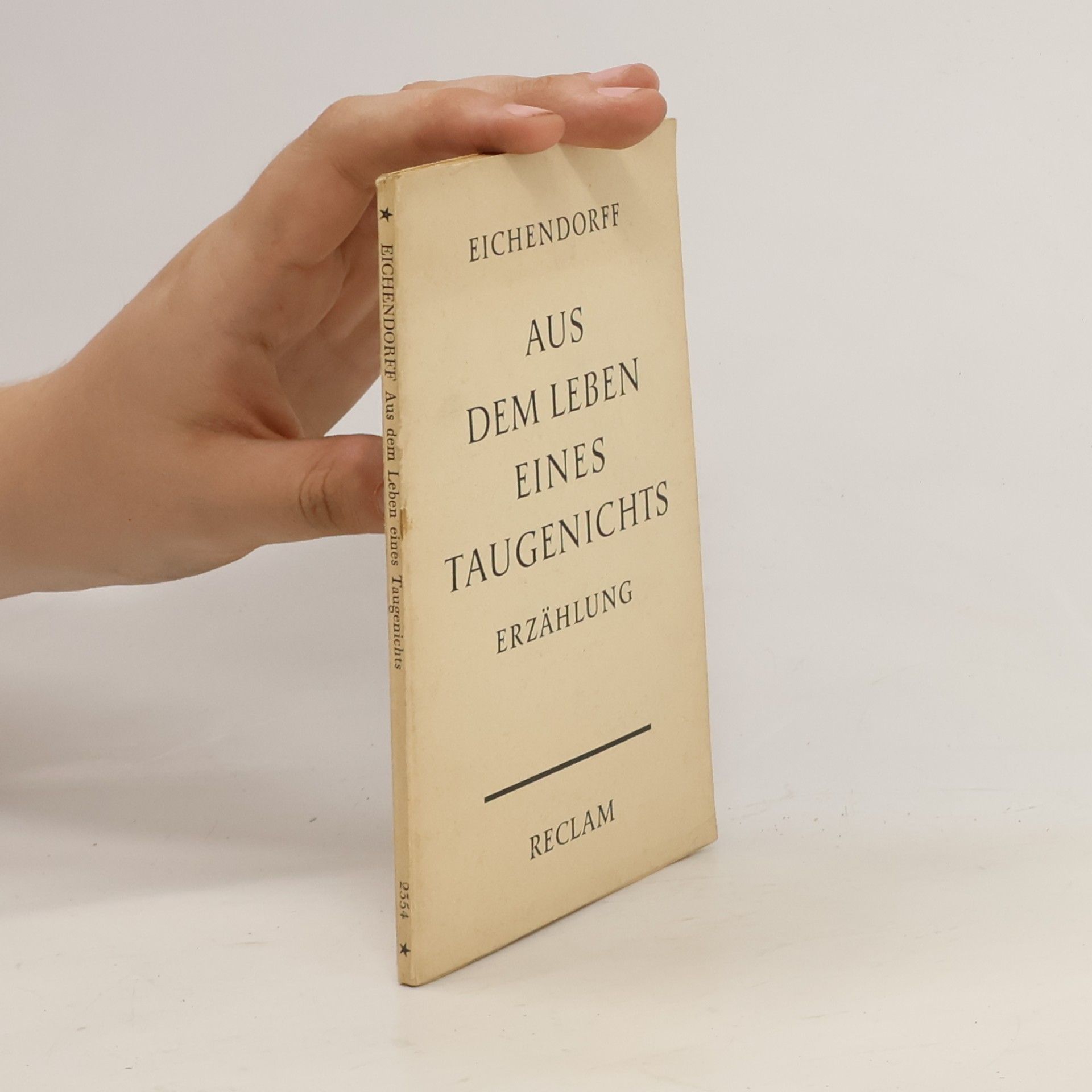 Joseph von Eichendorff Aus dem Leben eines Taugenichts