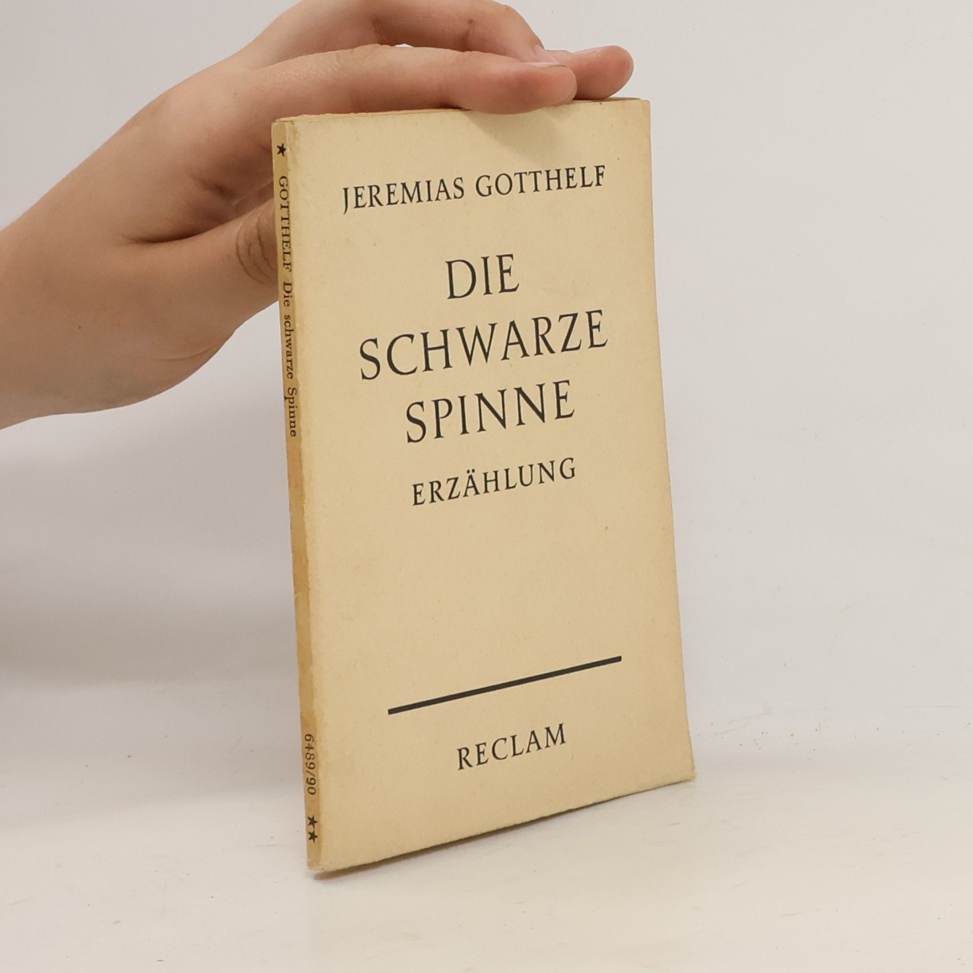Jeremias Gotthelf Die Schwarze Spinne