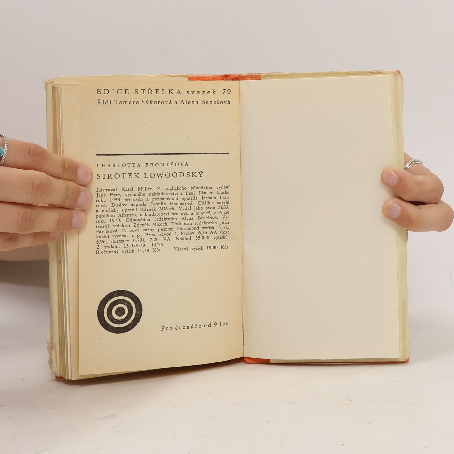 Charlotte Brontë Sirotek Lowoodský