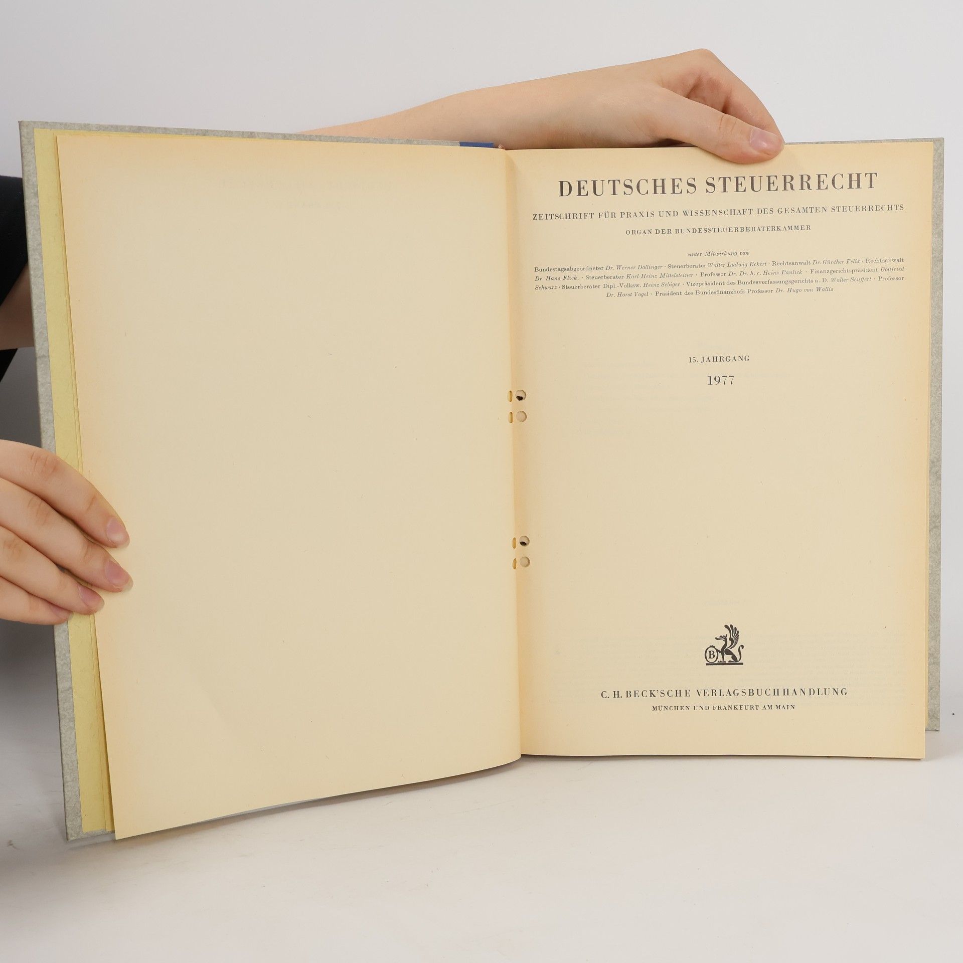 Kolektiv autorů Deutsches Steuerrecht 1977