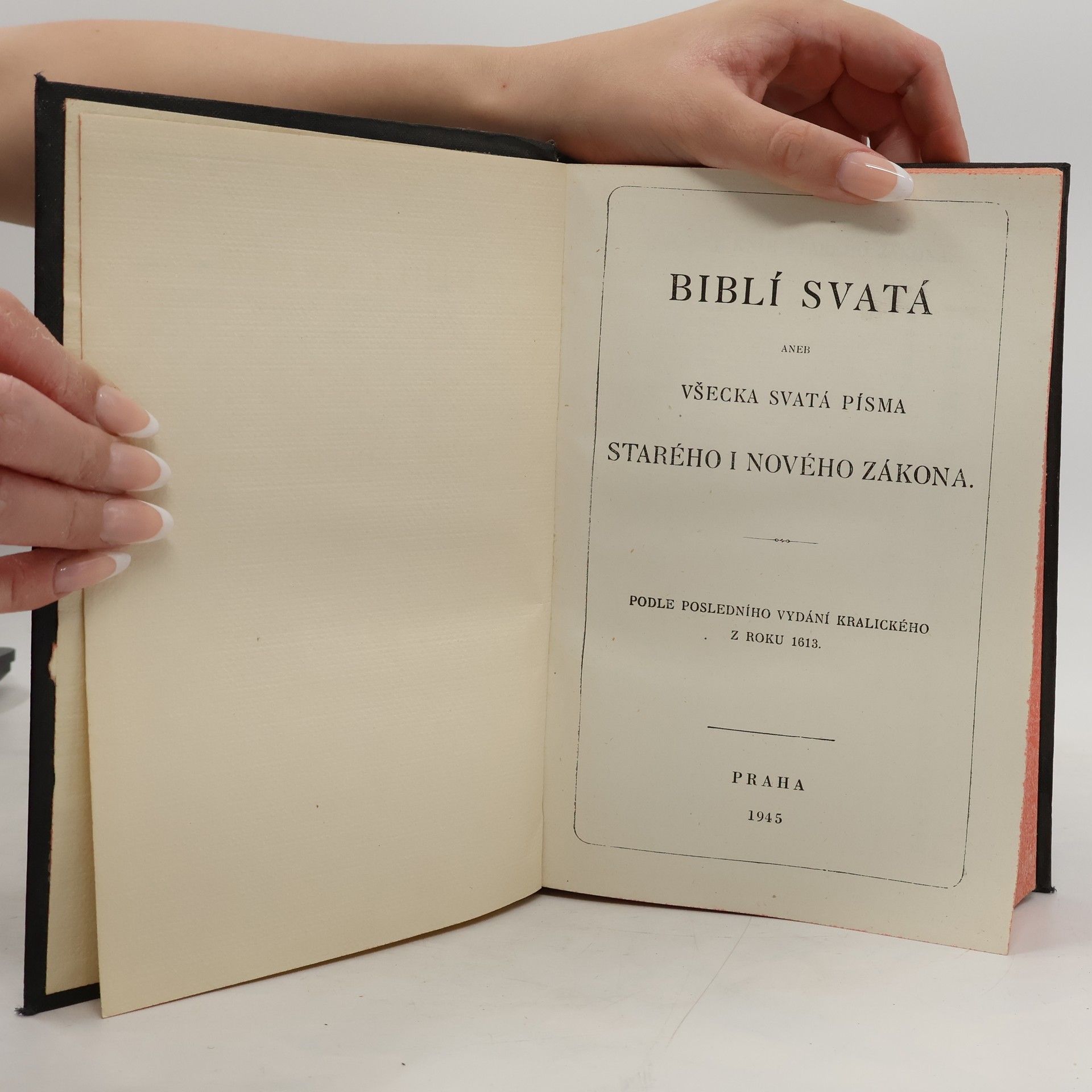 Autorenkollektiv Bíblí svatá aneb všecka svatá písma starého i nového zákona