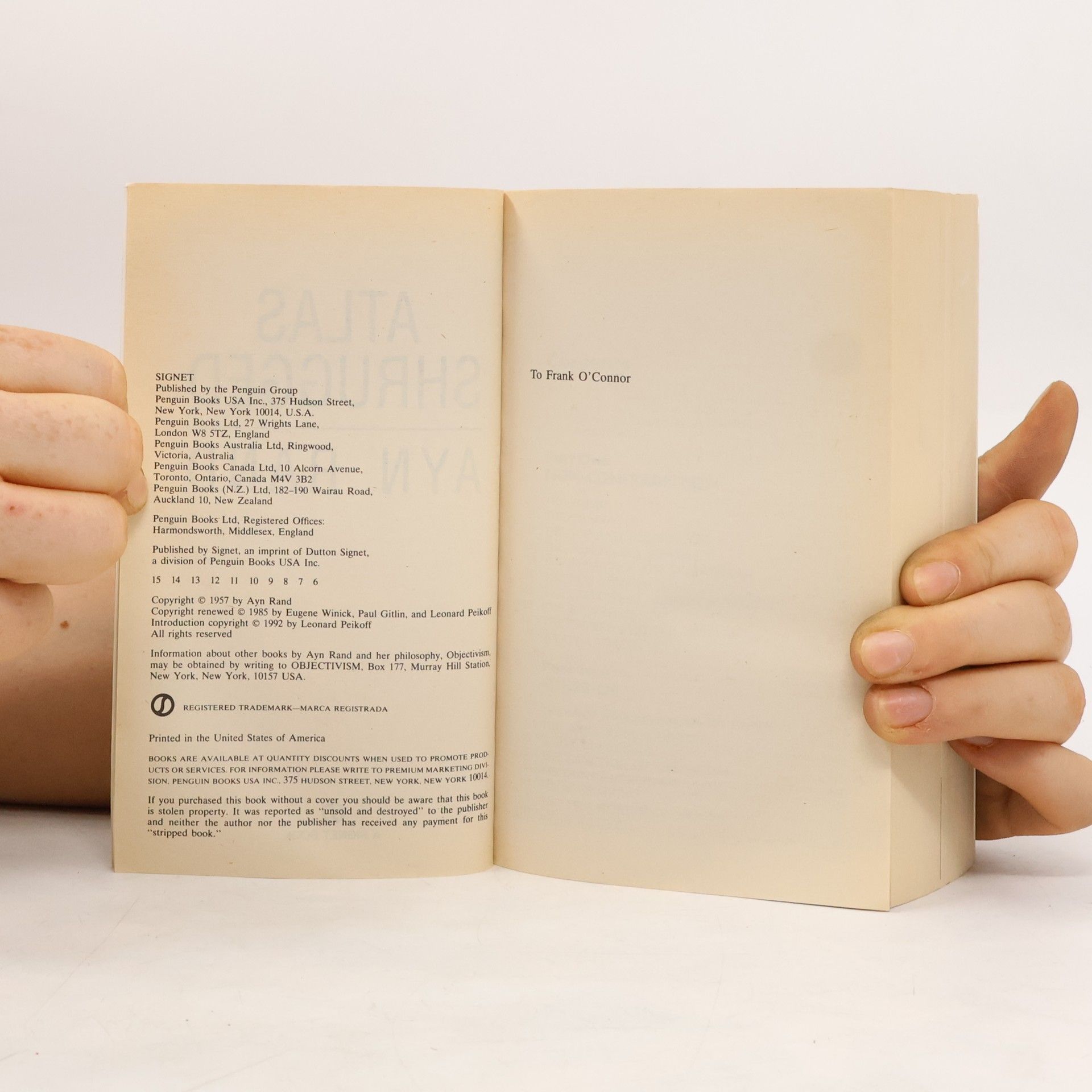 Ayn Rand Atlas Shrugged