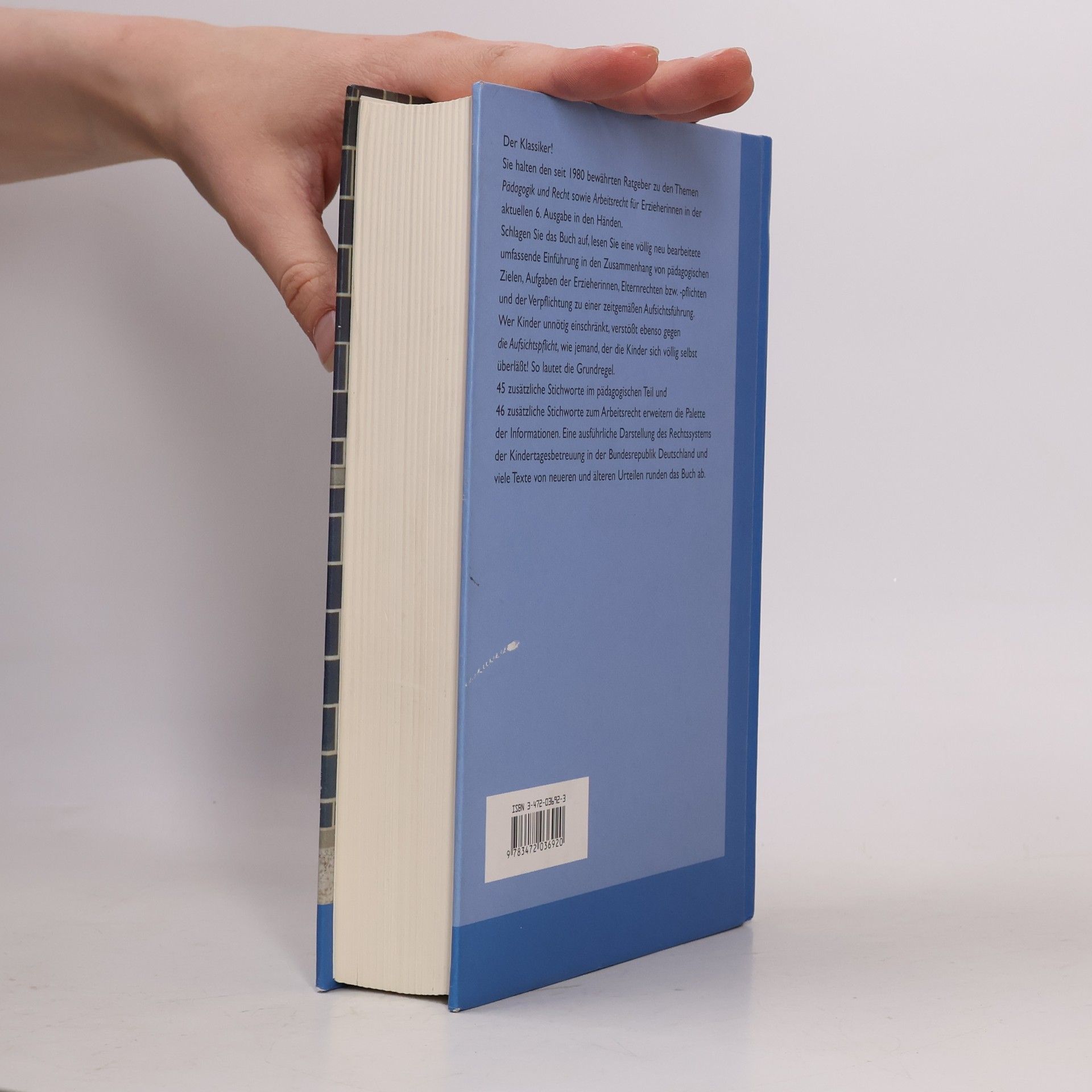 Roger Prott Rechtshandbuch für Erzieherinnen