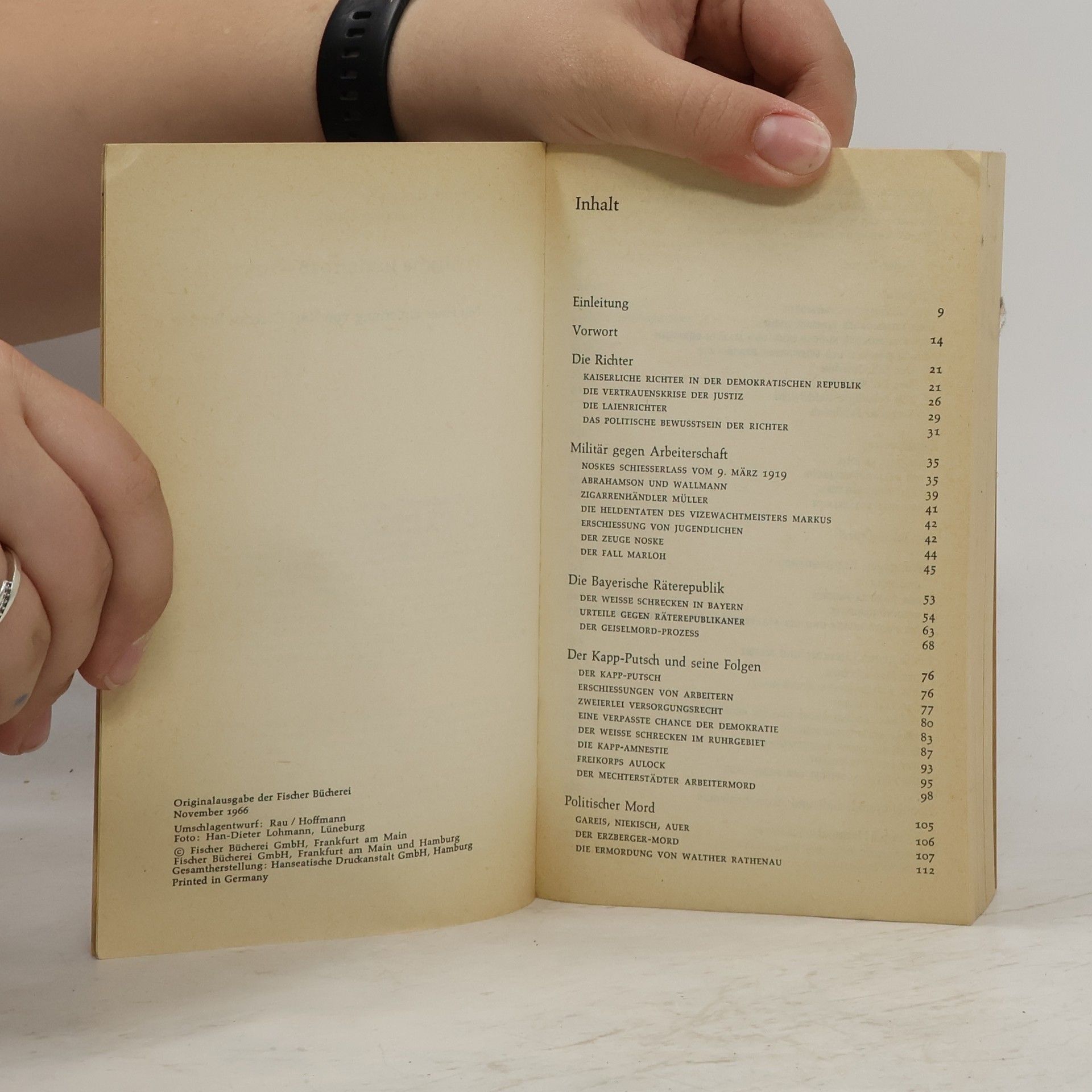 Elisabeth HannoverDrück Politische Justiz 1918-1933