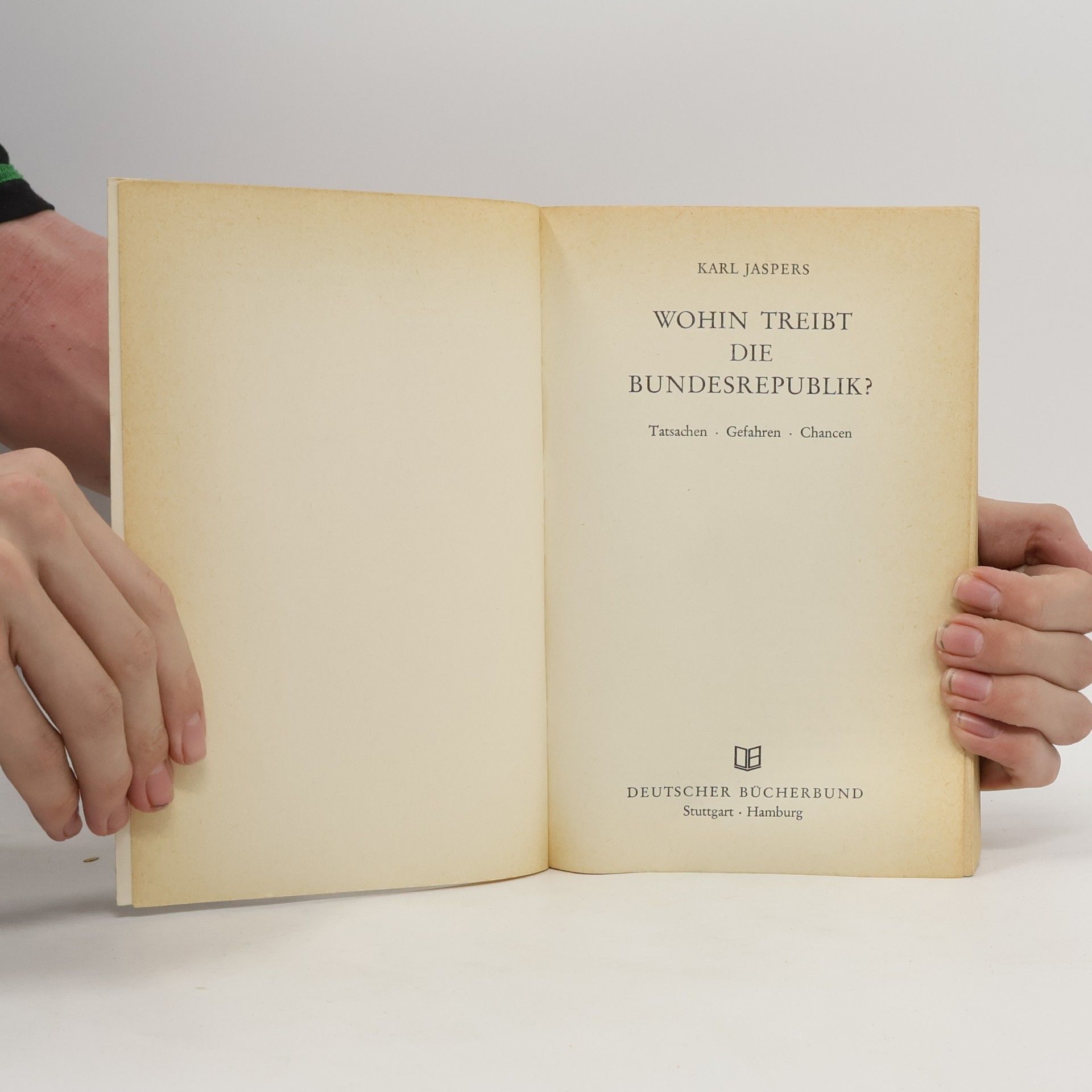 Karl Jaspers Antwort. Zur Kritik meiner Schrift „Wohin treibt die Bundesrepublik"?