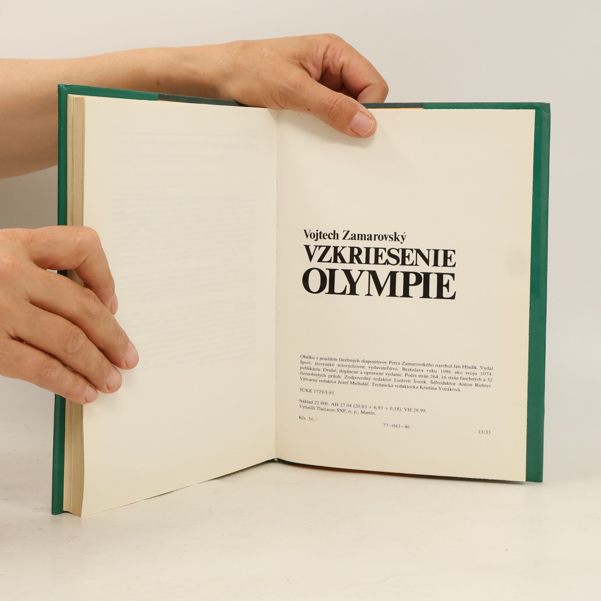 Vojtěch Zamarovský Vzkriesenie Olympie