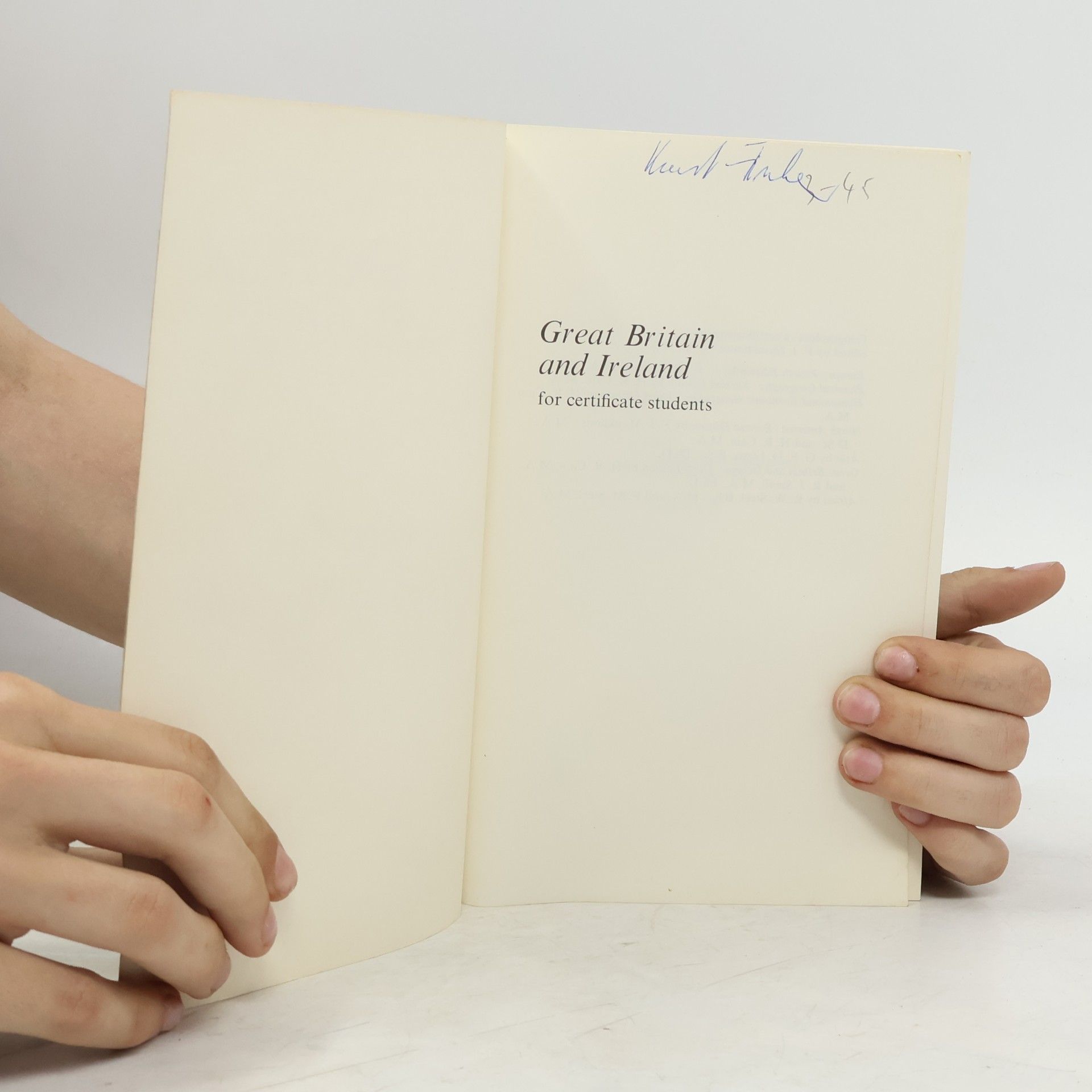 Harry Reginald Cain Geographies: A Certificate Series: Great Britain and Ireland