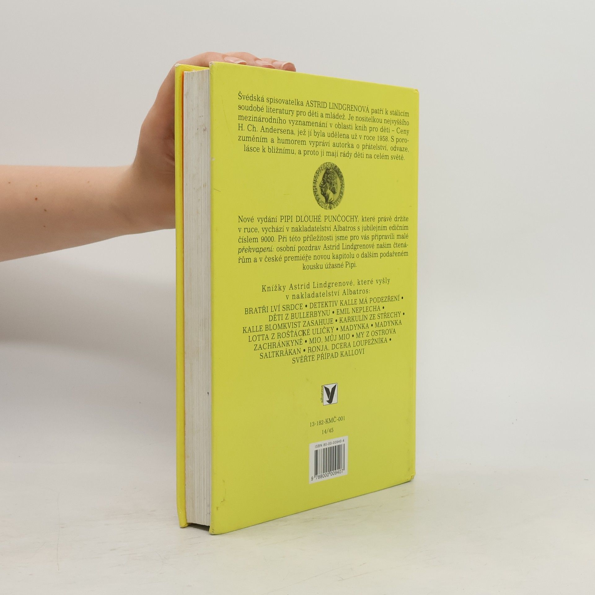 Astrid Lindgren Pipi Dlouhá punčocha