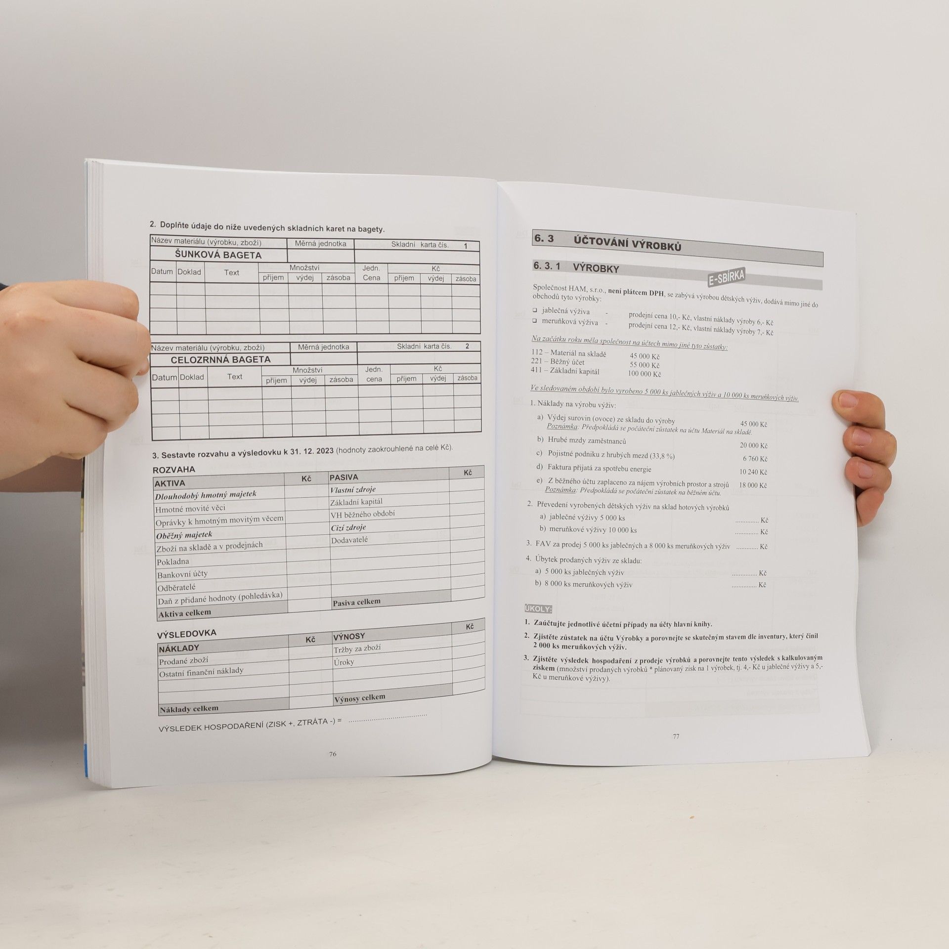 Pavel Štohl Sbírka příkladů k Učebnici účetnictví 2023. 1. díl