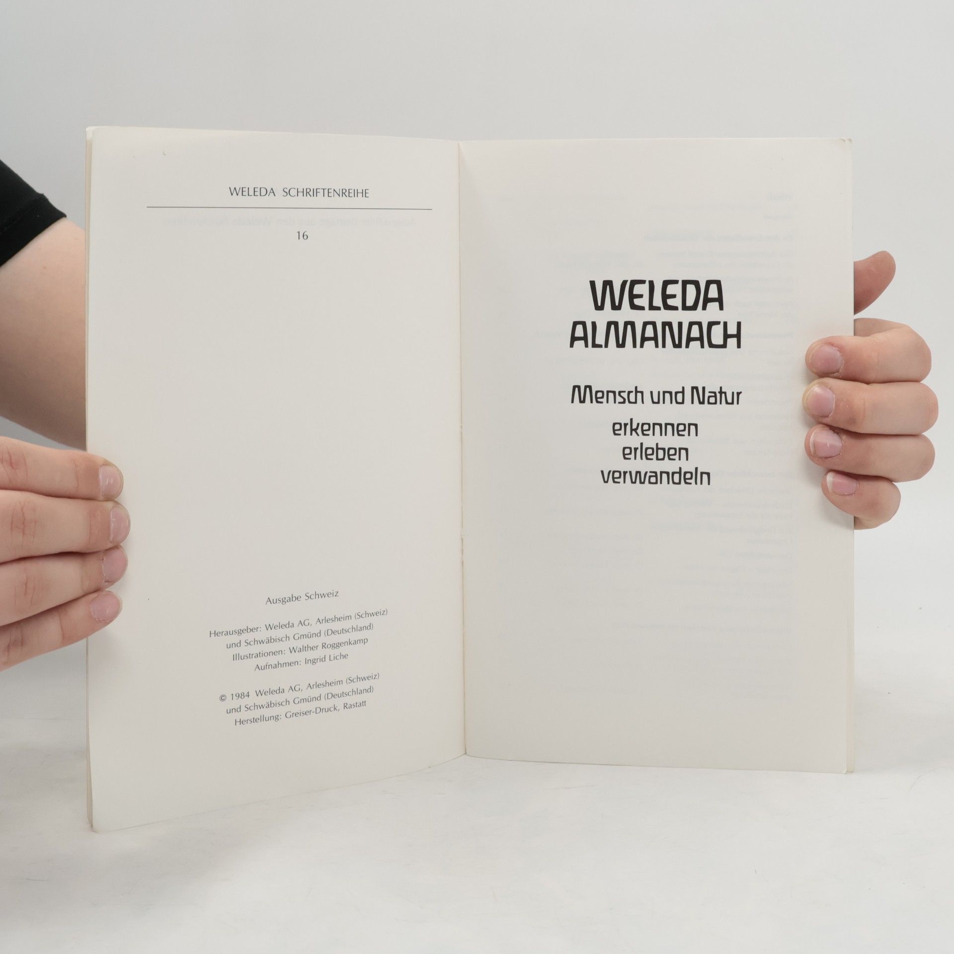 Autorenkollektiv Weleda. Mensch und Natur - erkennen, erleben, verwandeln