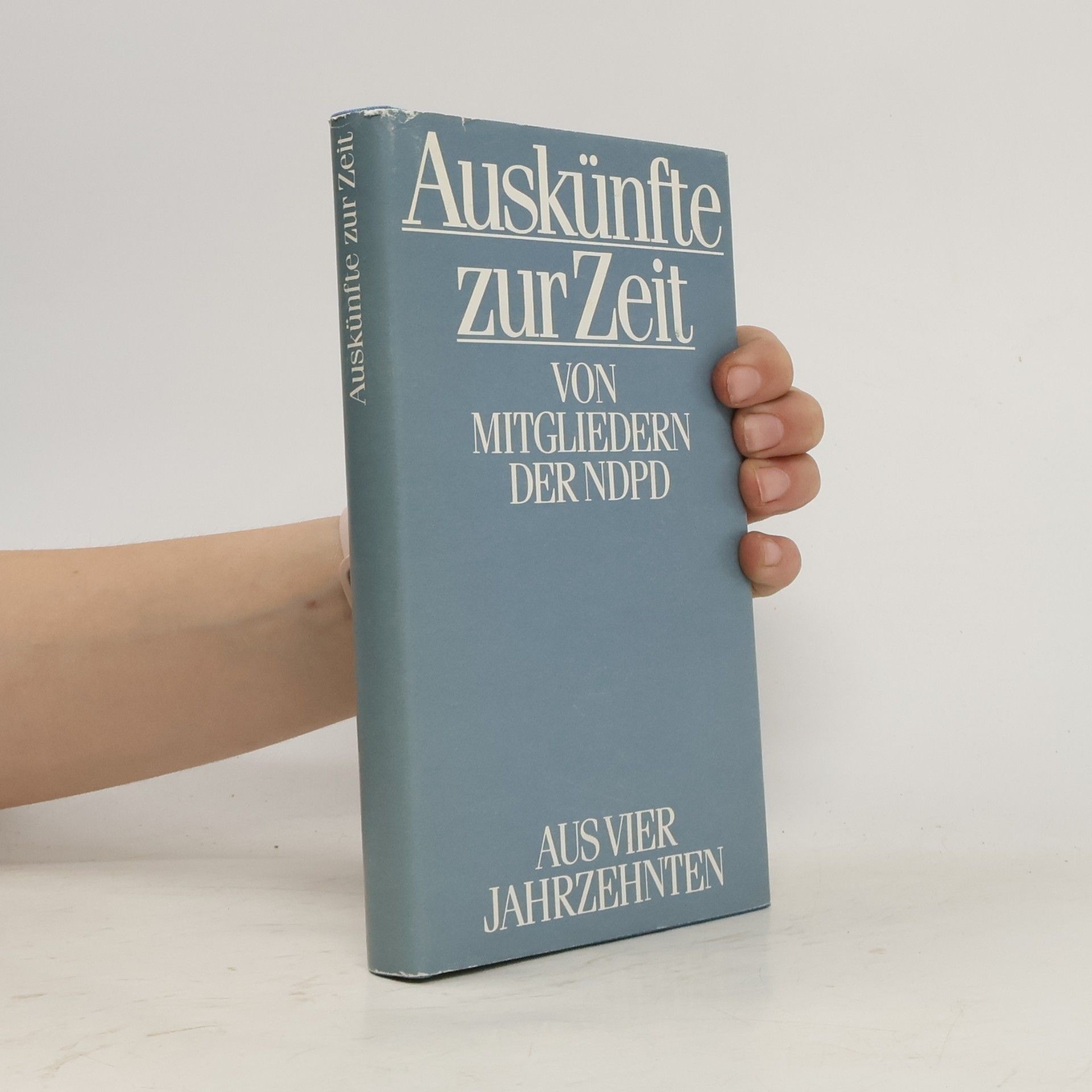 Günter Hartmann Auskünfte zur Zeit