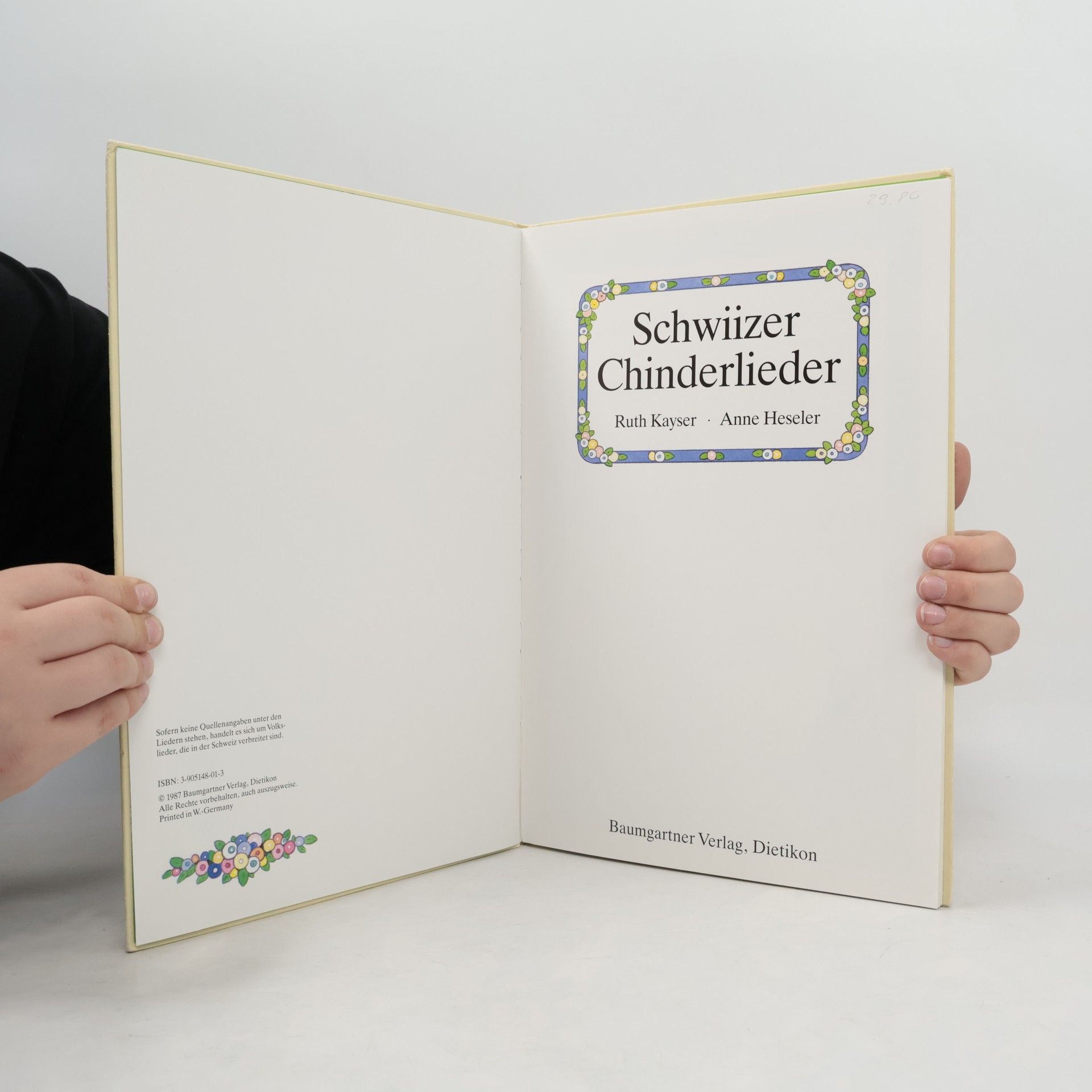 Ruth Kayser Schwiizer Chinderlieder