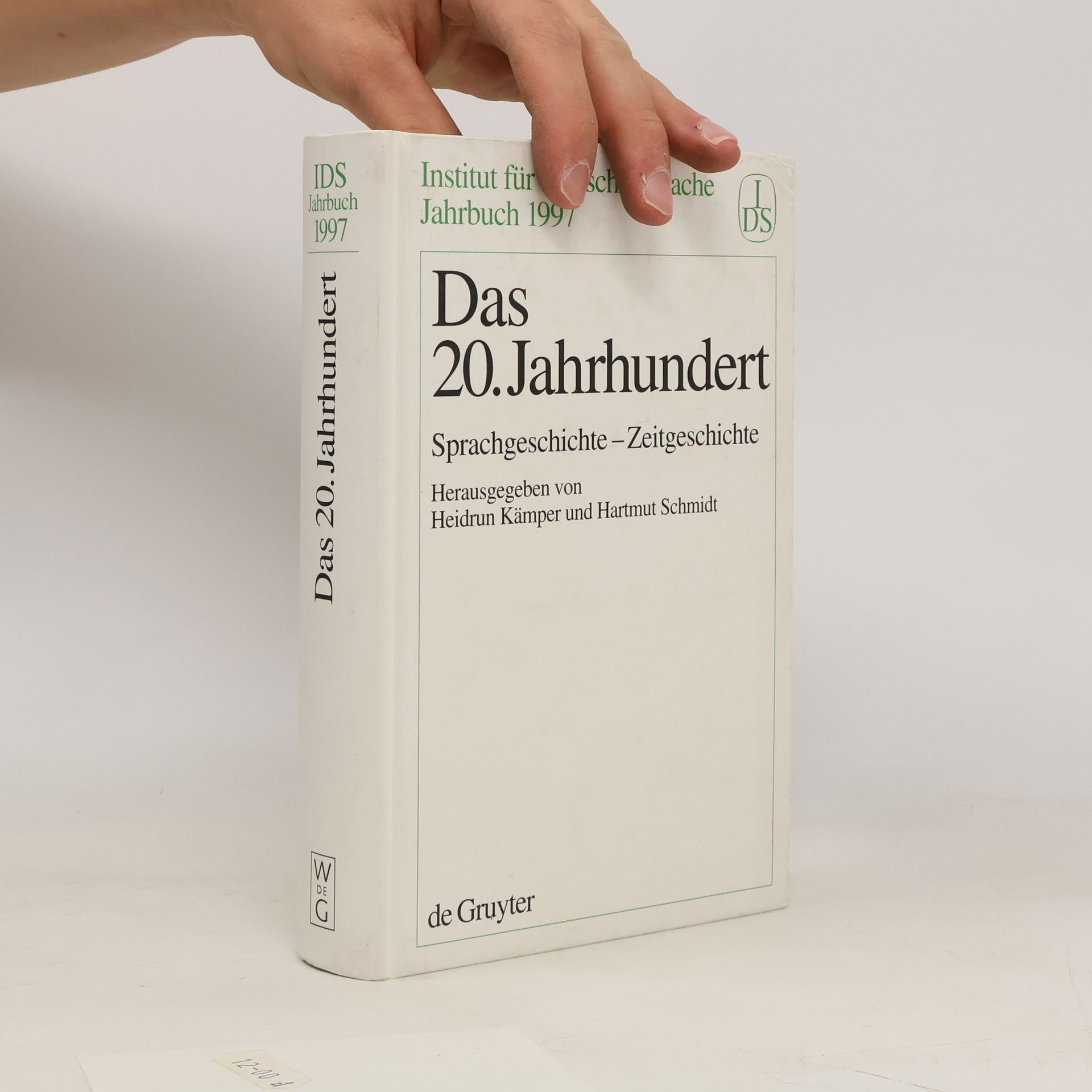 Heidrun Kämper-Jensen Jahrbuch des Instituts für Deutsche Sprache - 1997: Das 20. Jahrhundert
