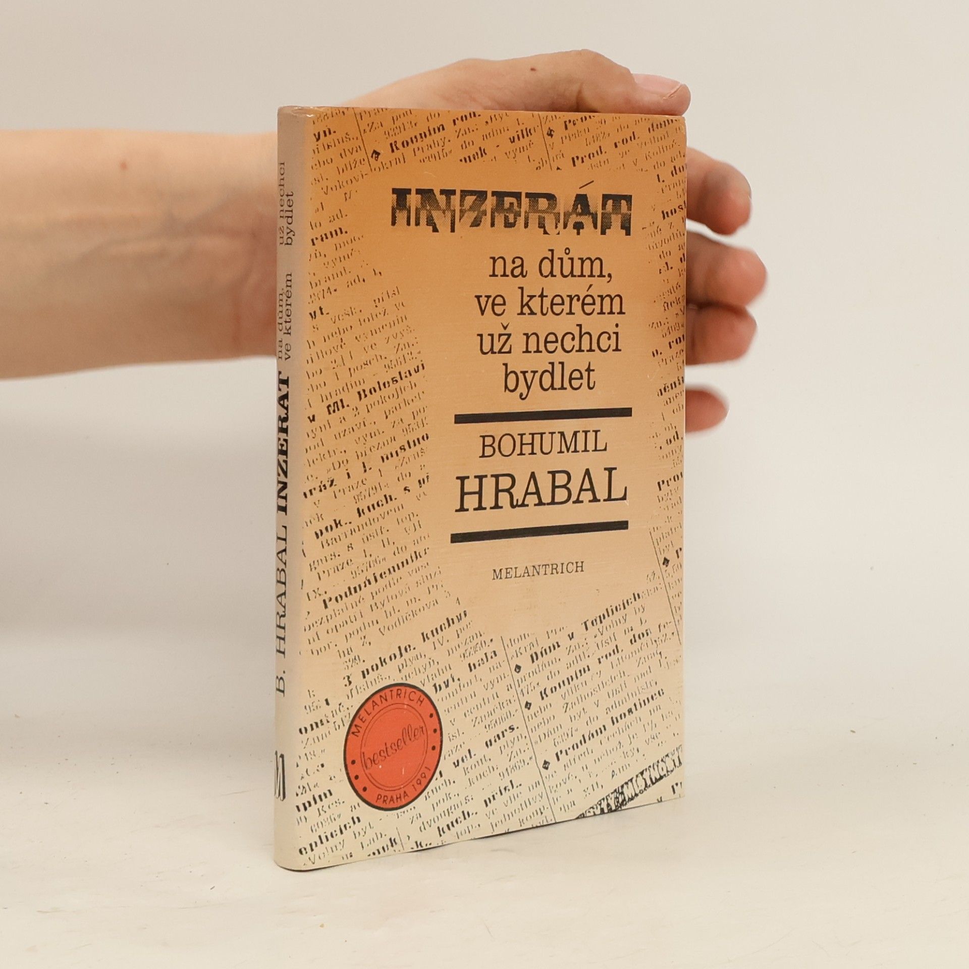 Bohumil Hrabal Inzerát na dům, ve kterém už nechci bydlet