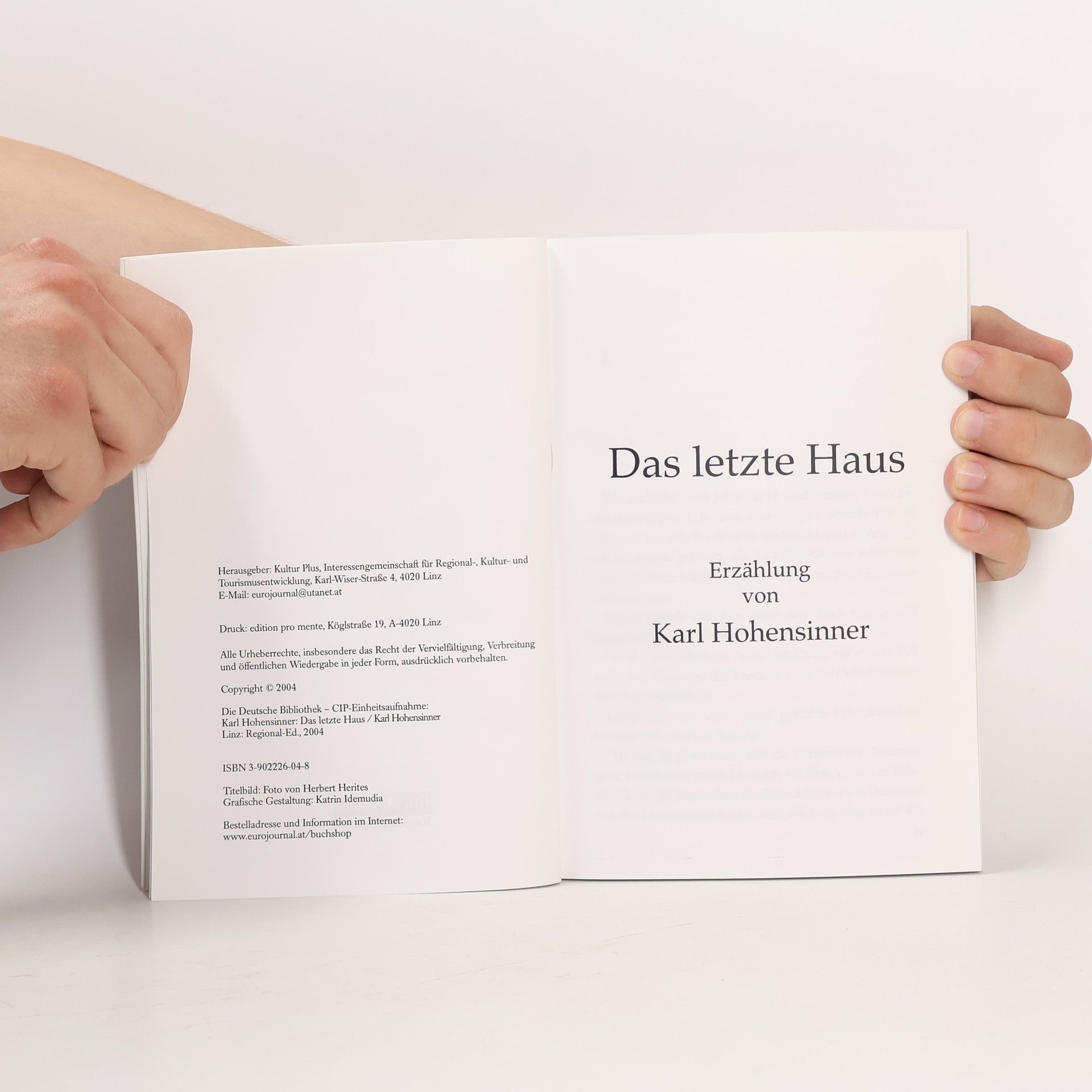 Karl Hohensinner Das Letzte Haus